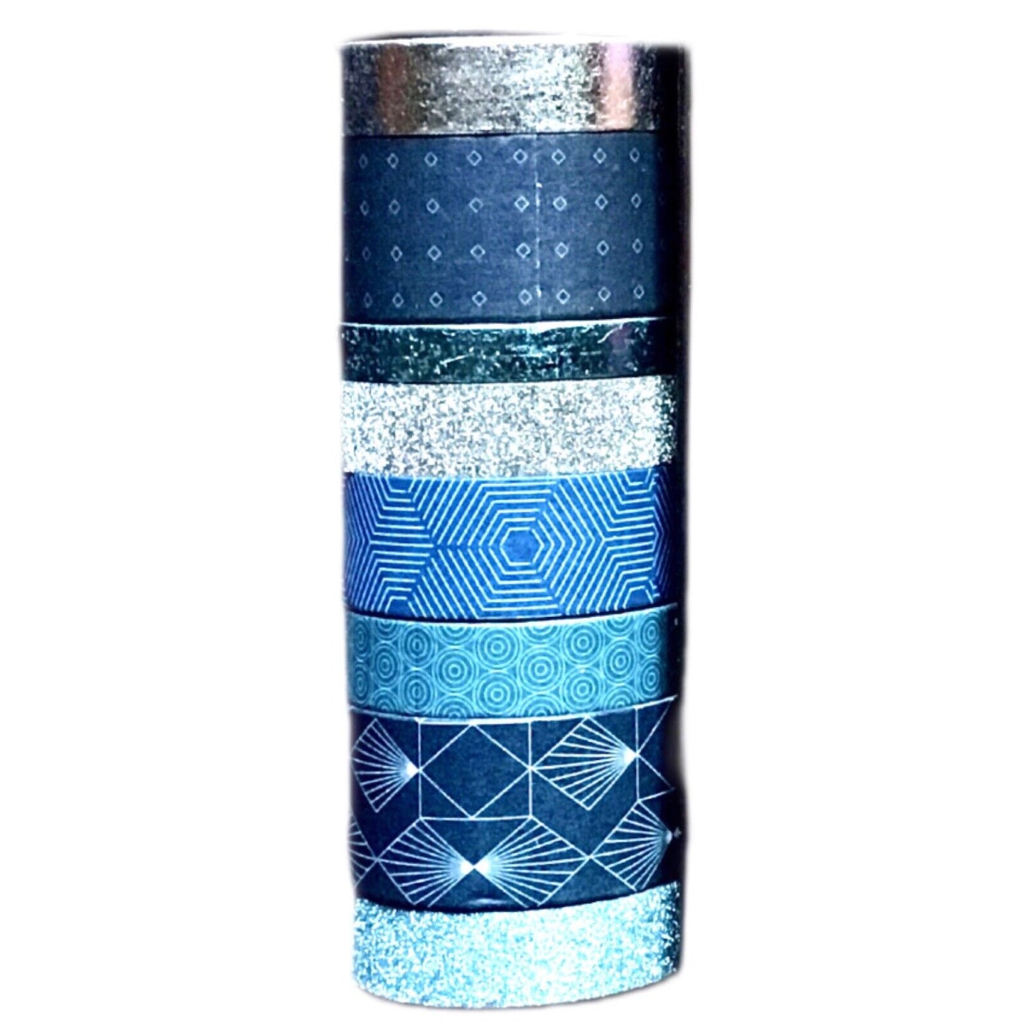 8x Roll Multi Colour Mix Sizes Mix Design Patterned Washi Tape