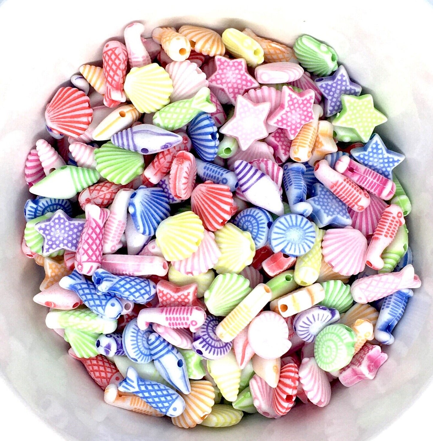 100 pcs Cute Creatures and Creations Spacer Beads - Pick Your Style