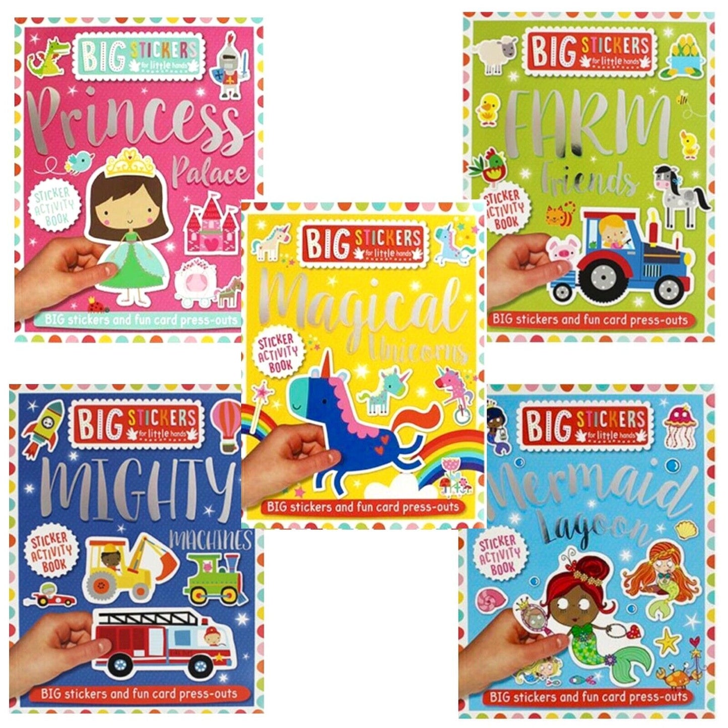 Big Stickers for Little Hand Activity and Sticker Book Series