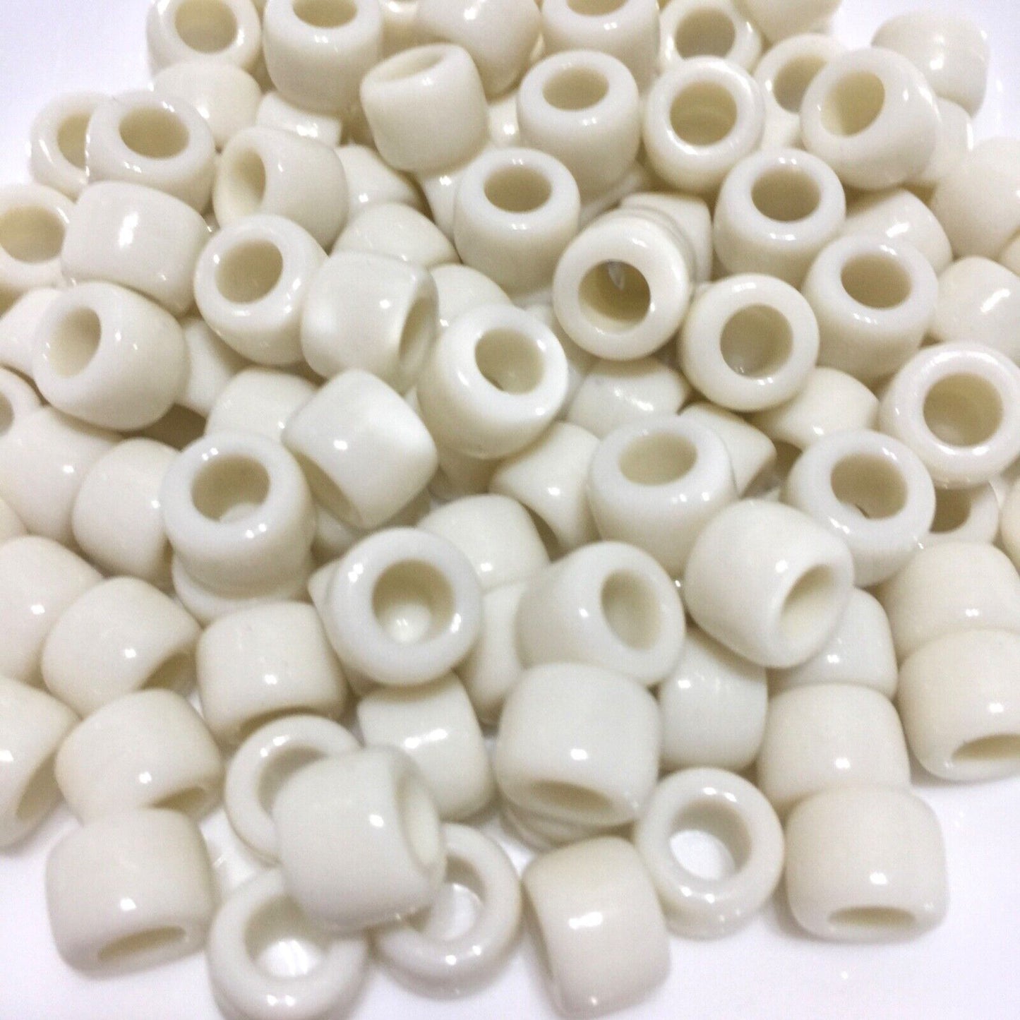 100x Smooth No Joint No Lines High Quality Pony Beads - Choose Your Colour