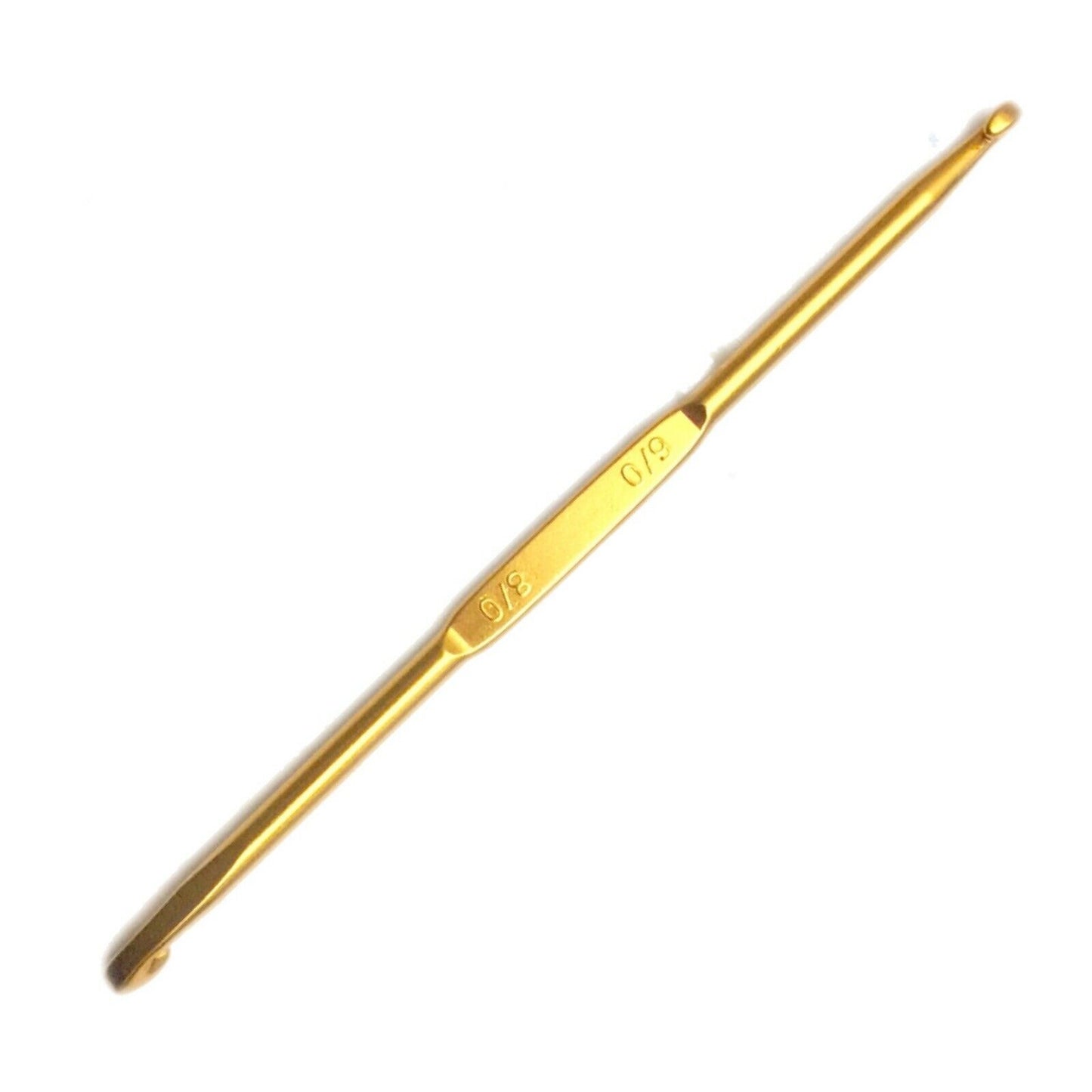Double Sided Golden Crochet Hook - Choose Your Needle Size