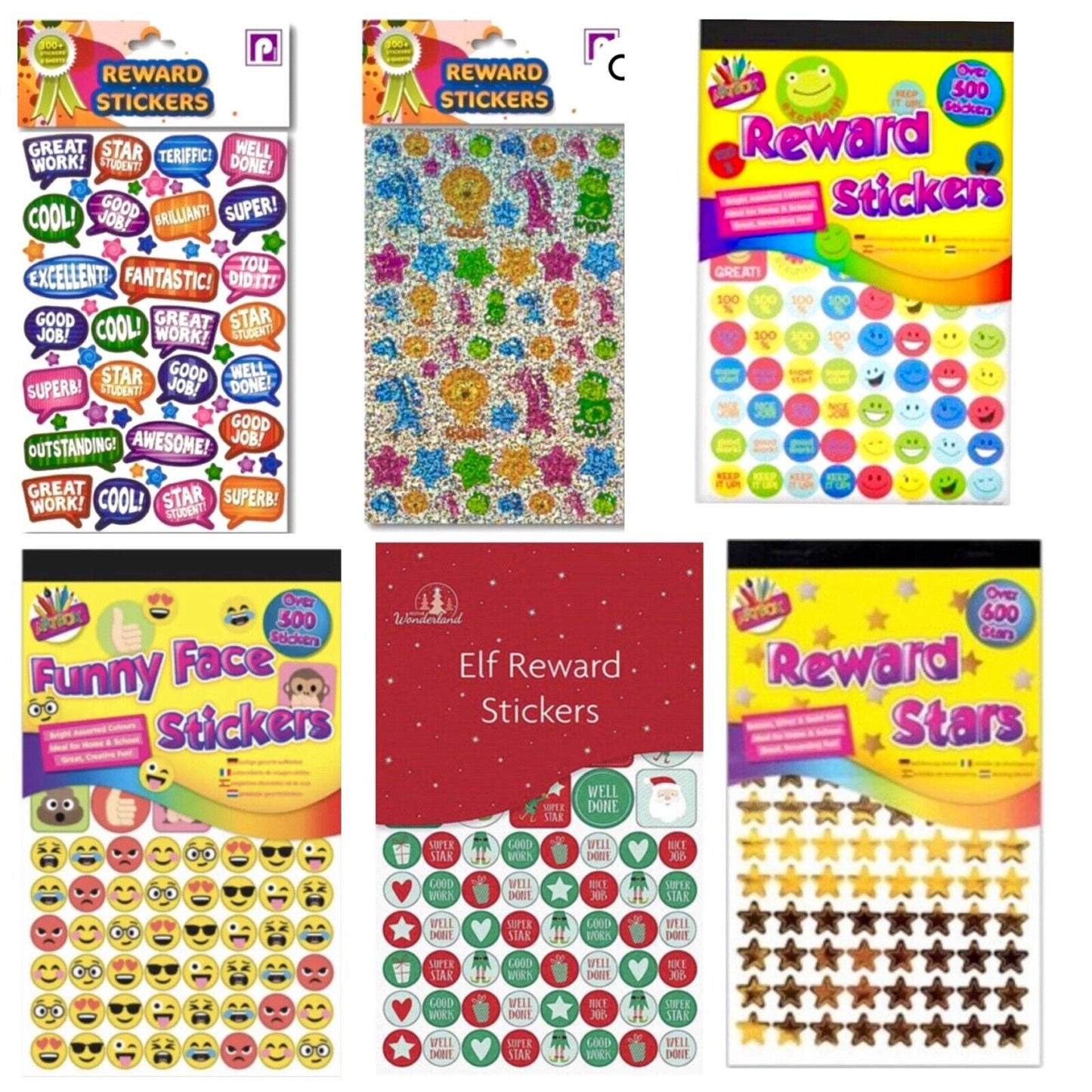 1x Reward Sticker Set Book - Pick Your Design