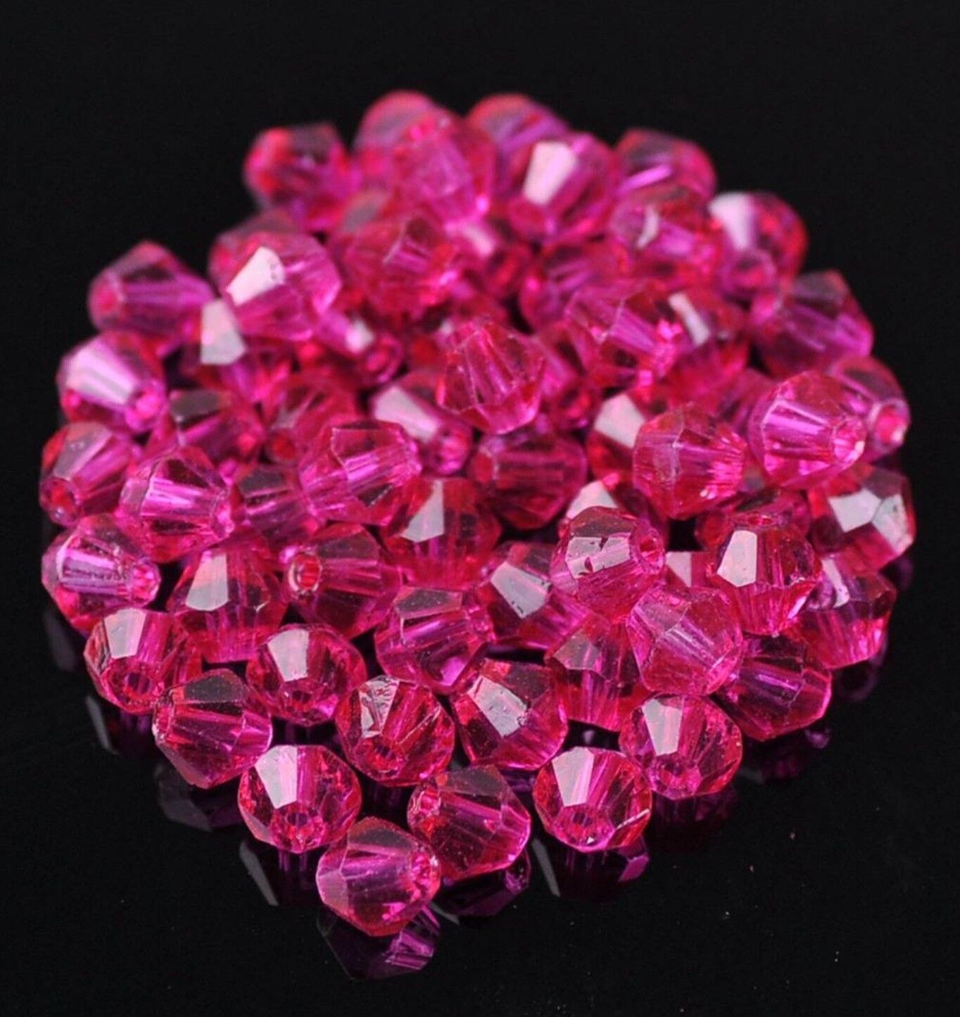 200x Bicone Crystal 4mm Beads RMAA - Choose Your Colour