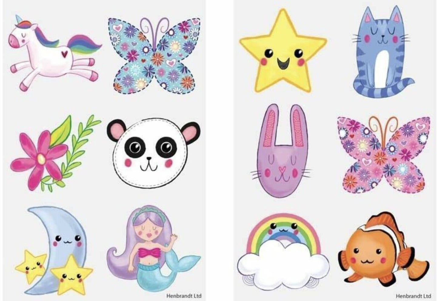 36x Temporary Tattoos Party Favours Stocking Fillers