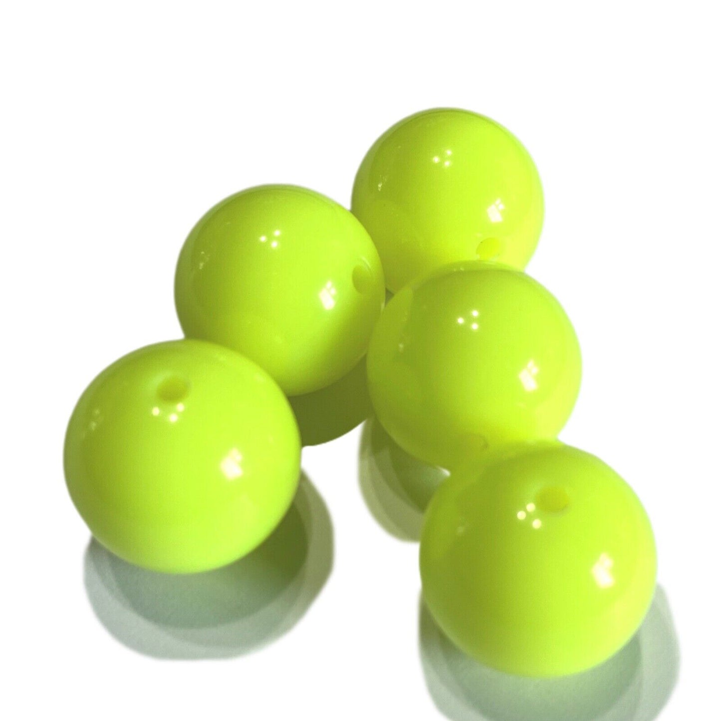 12x Solid Chunky Large 16mm GumBall Candy Bubble Gum Acrylic Beads