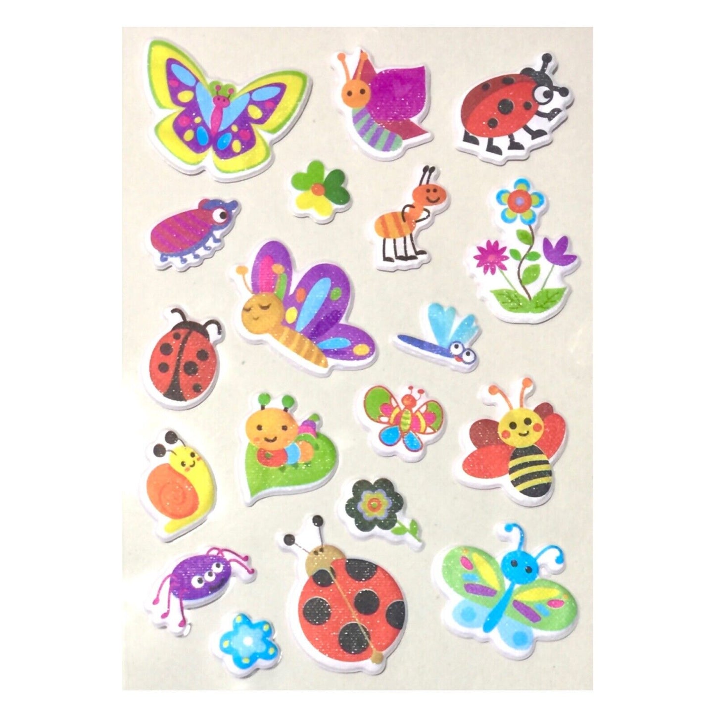 1x Sheet Multi Design 21x15cm 3D Puffy Sticker - Choose Your Design