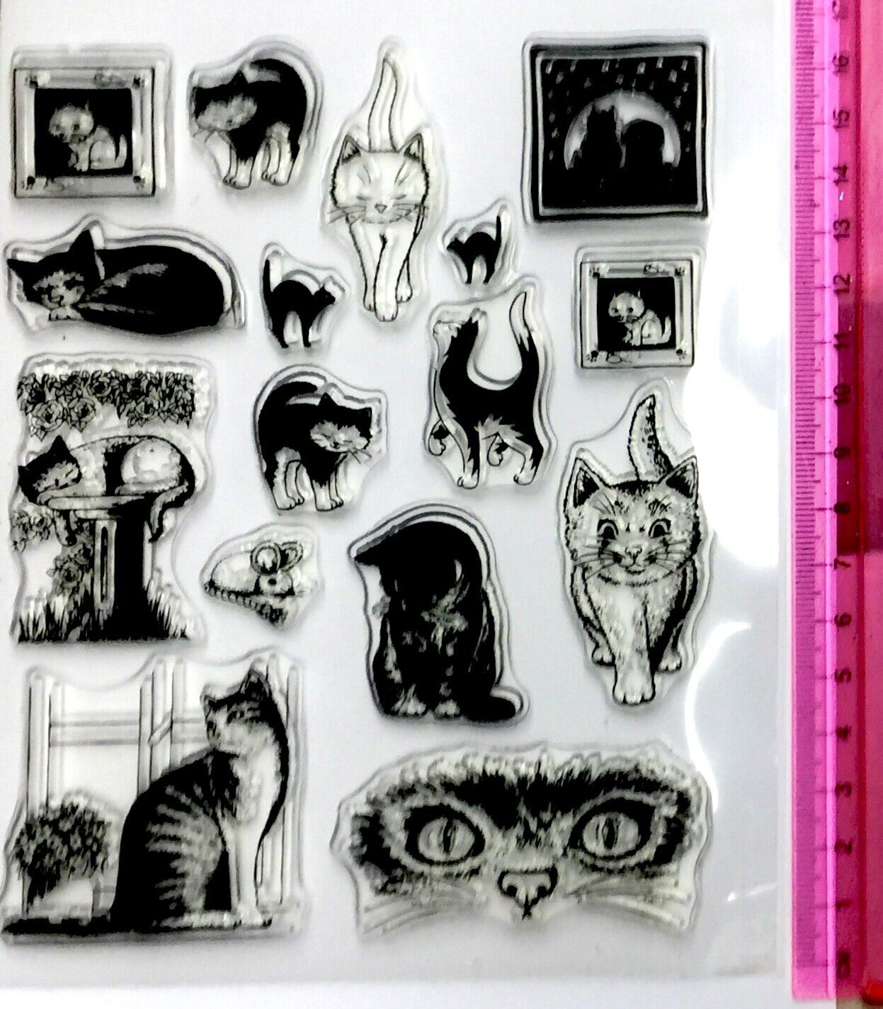 Card Making Scrapbooking Silicon Clear Stamp Set - Pick your Design