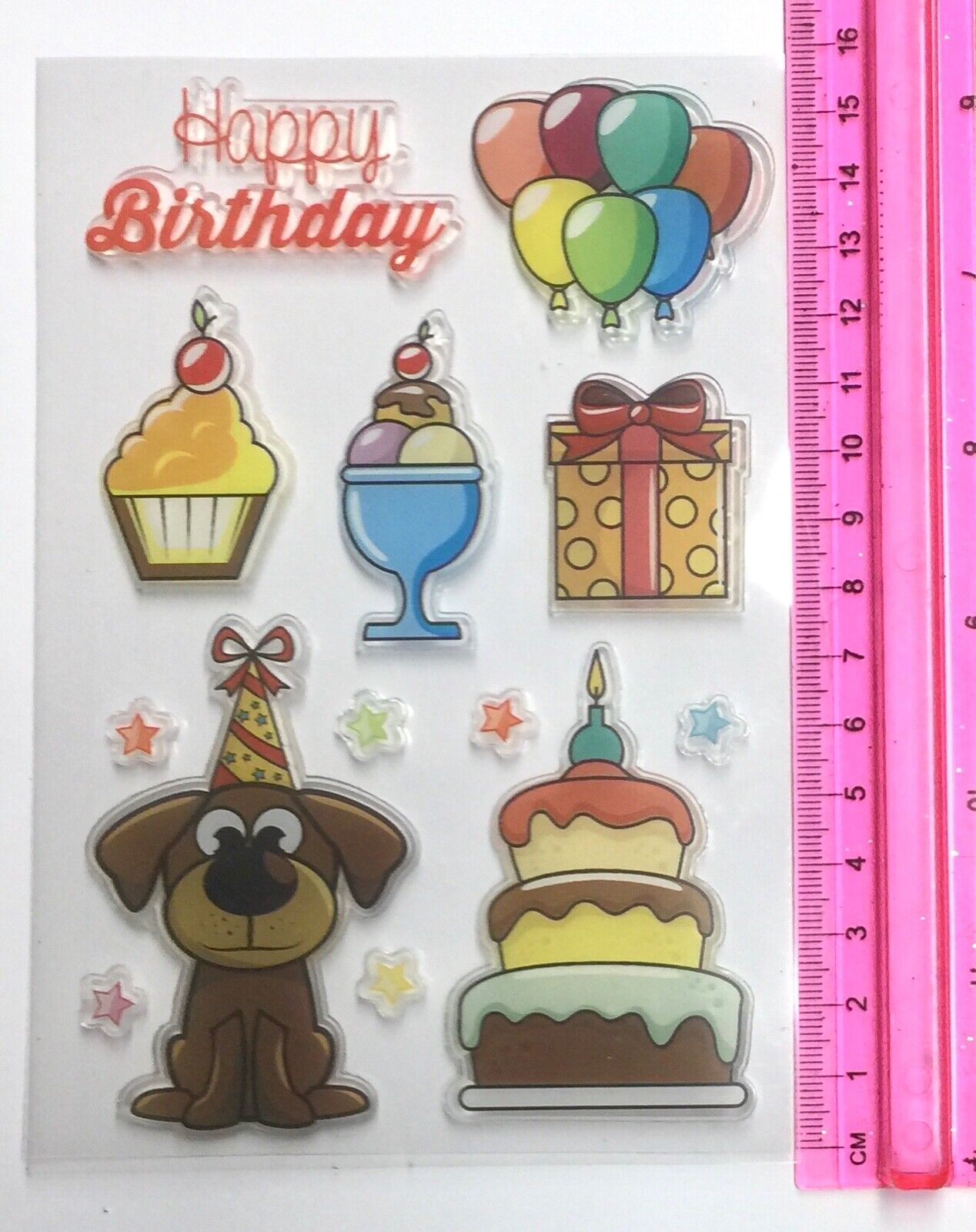 Card Making Scrapbooking Silicon Clear Stamp Set - Pick your Design