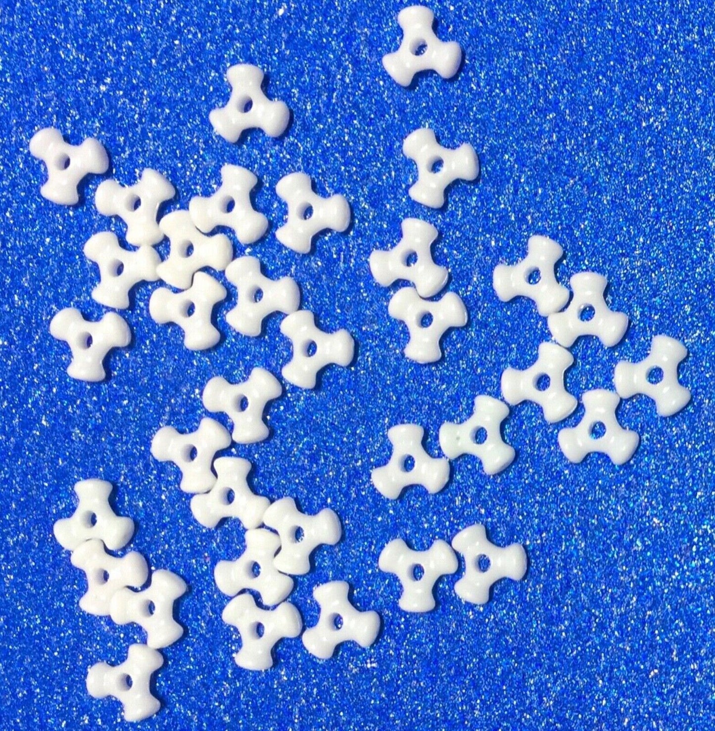200x Mix Coloured 10MM Tri Beads - Pick Your Colour