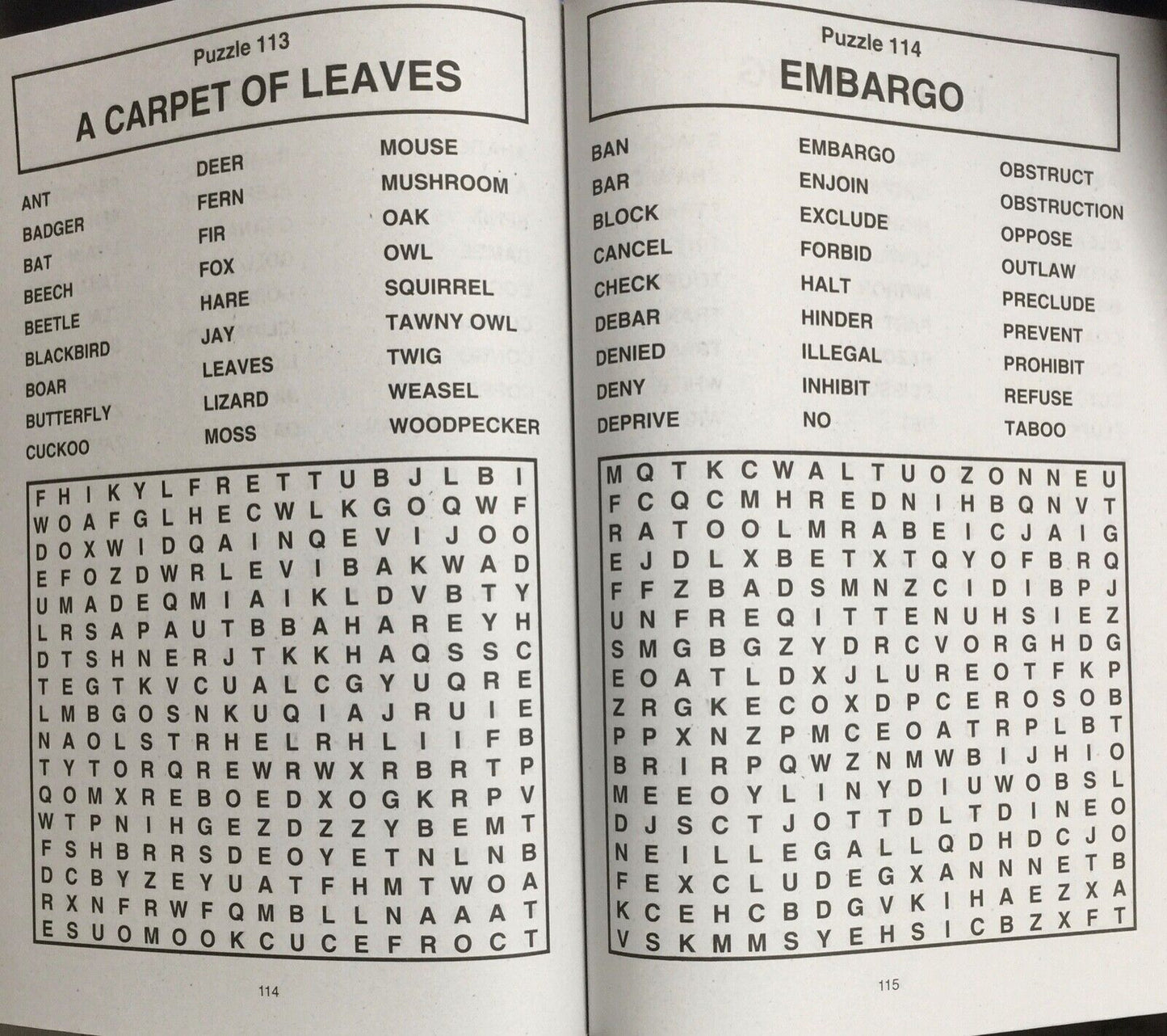 1x Super Jumbo Large Print 192 Puzzle pages Word Search
