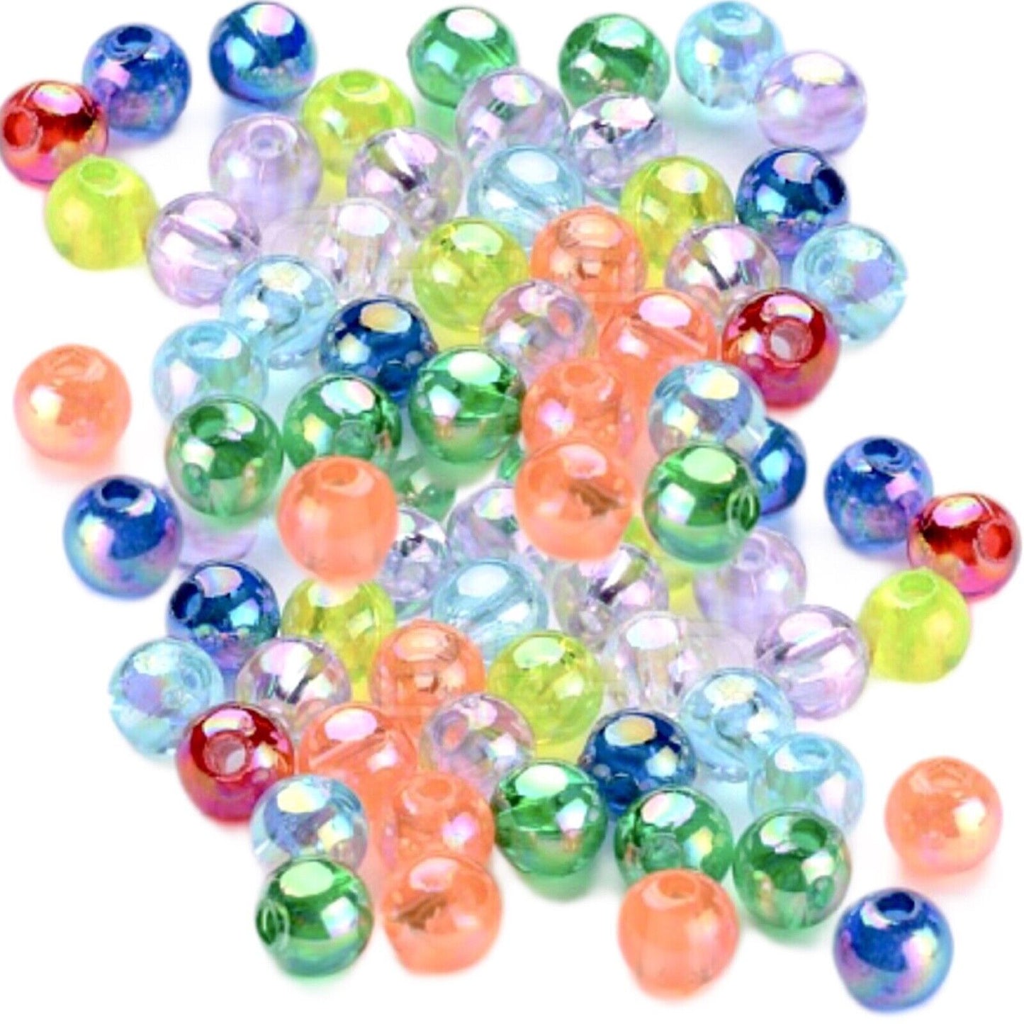 1000x Tiny 3mm Acrylic Faux Pearl Beads for Jewellery Making - Pick Your Colour
