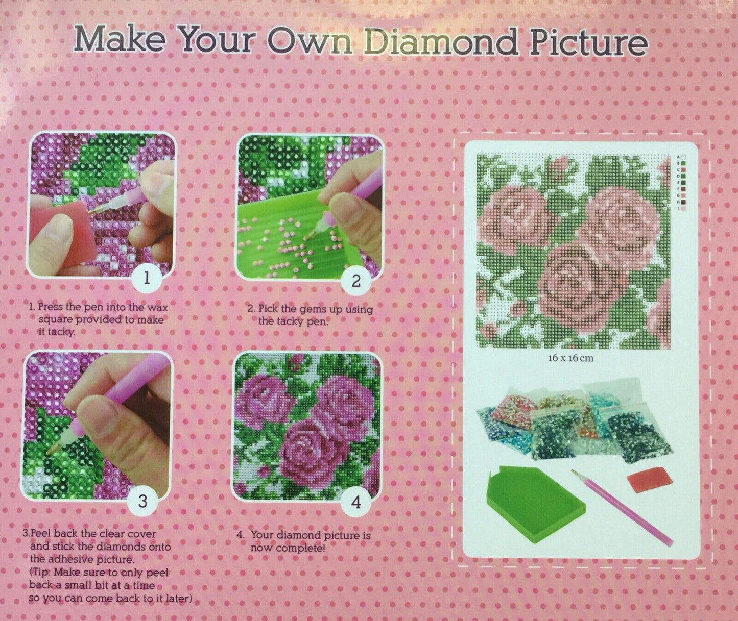 Crystal Creation Resin Diamond Art Embroidery DIY Box Kit