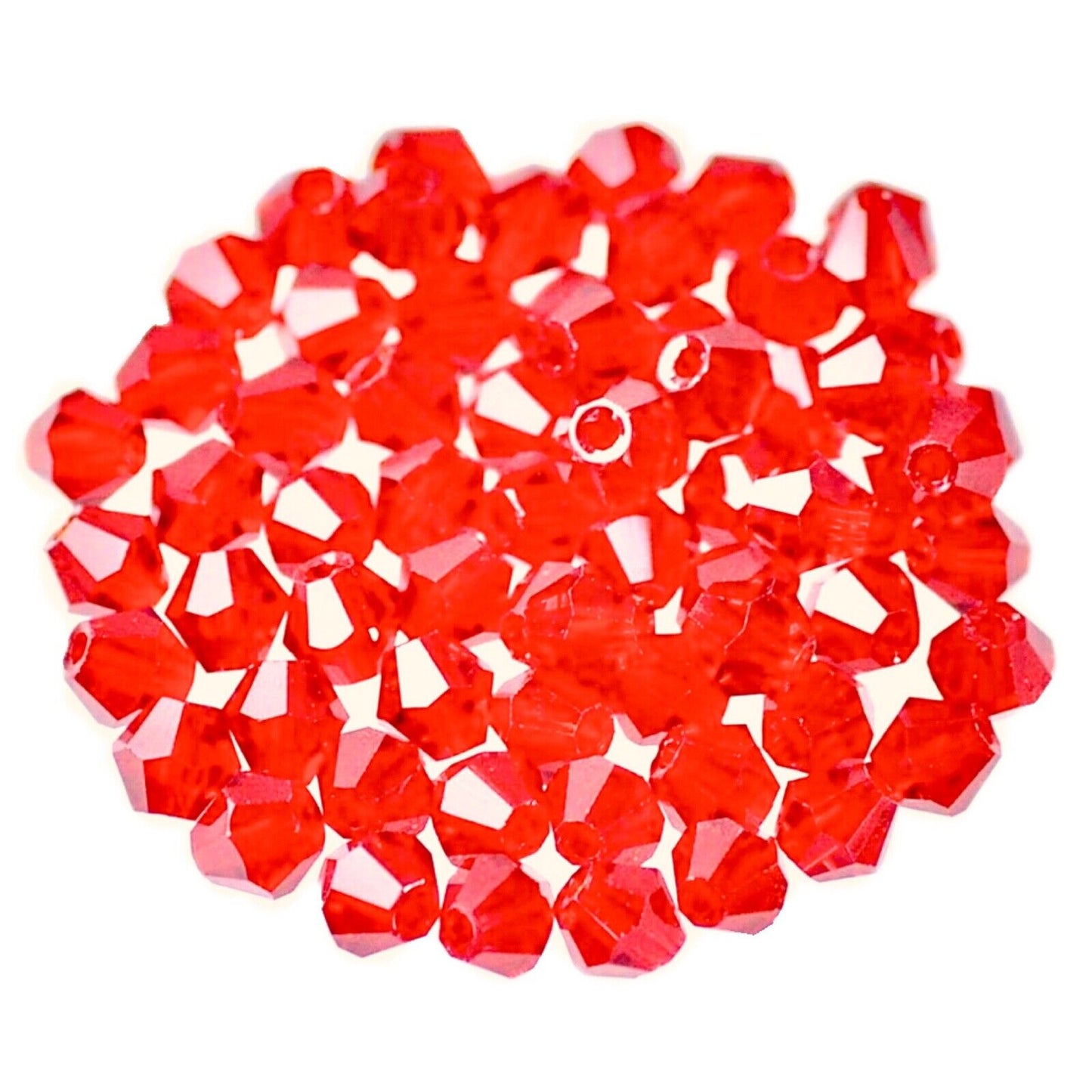 200x Bicone Crystal 4mm Beads RMAA - Choose Your Colour