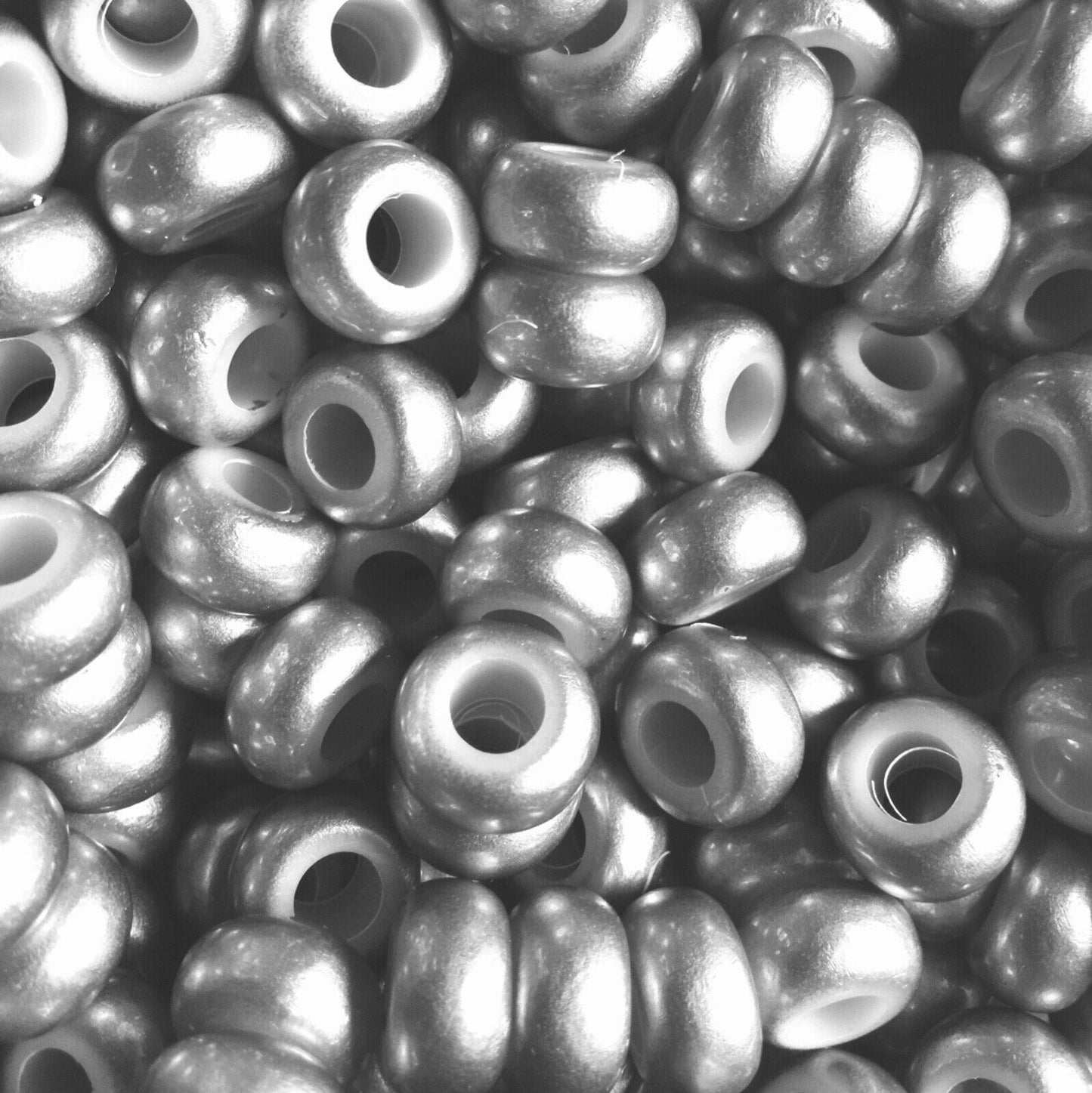 10x Mix Style Acrylic & Resin, Polymer Clay or Glass European Large Hole Bead
