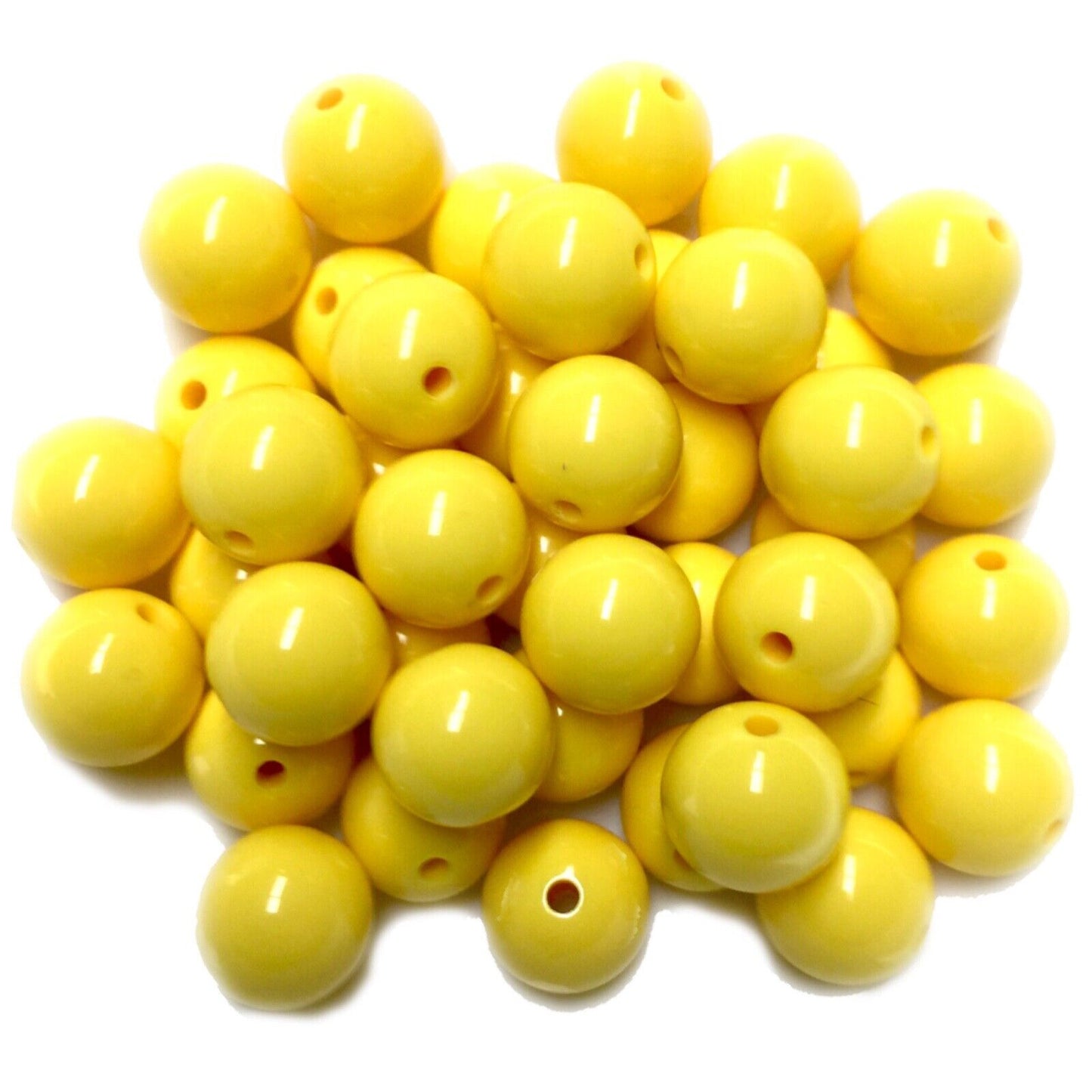 12x Solid Chunky Large 16mm GumBall Candy Bubble Gum Acrylic Beads