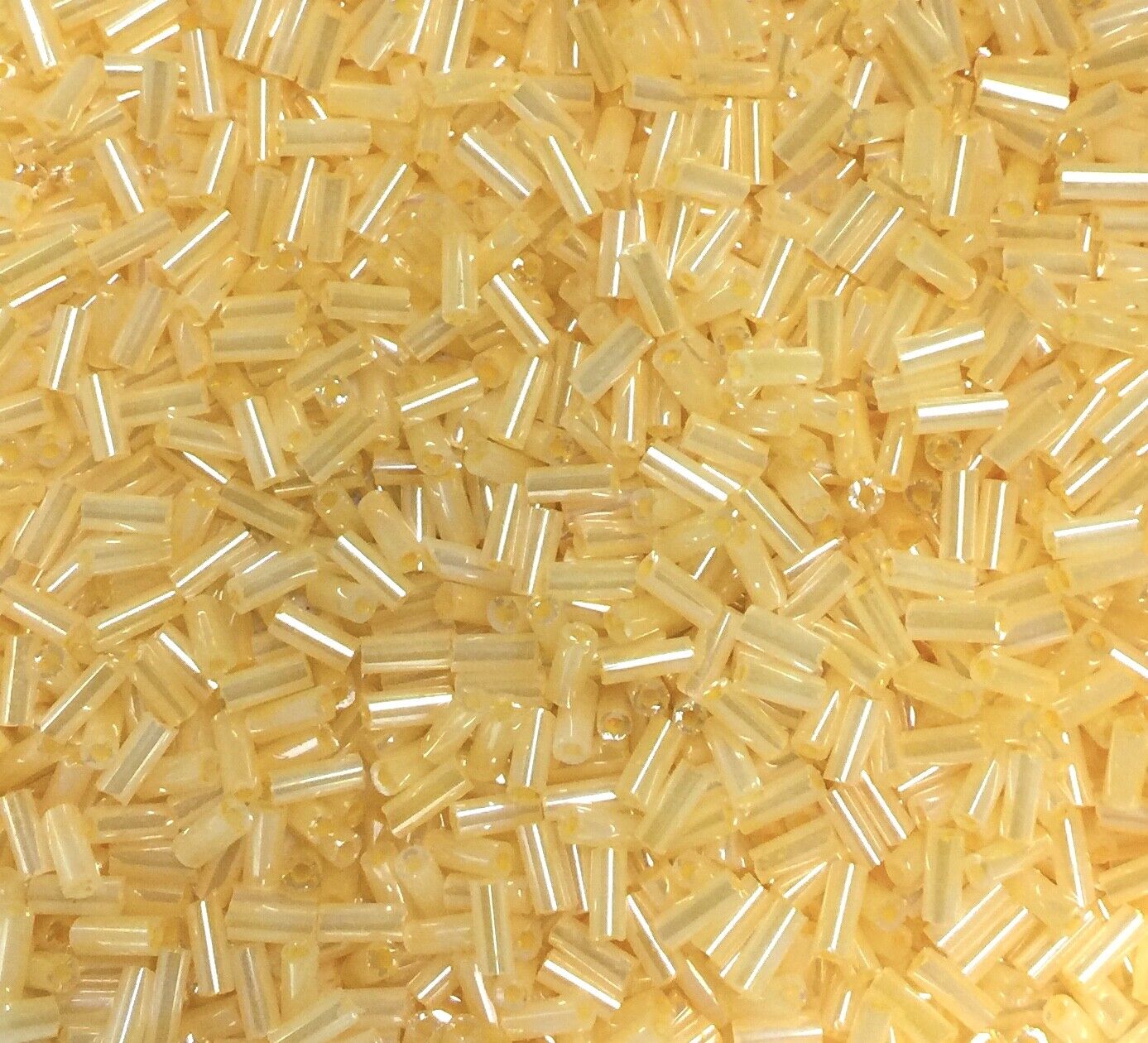 1800+ Shiny Bugle Glass 4.5-5.0mm Seed Tube Beads - Choose Your Colour