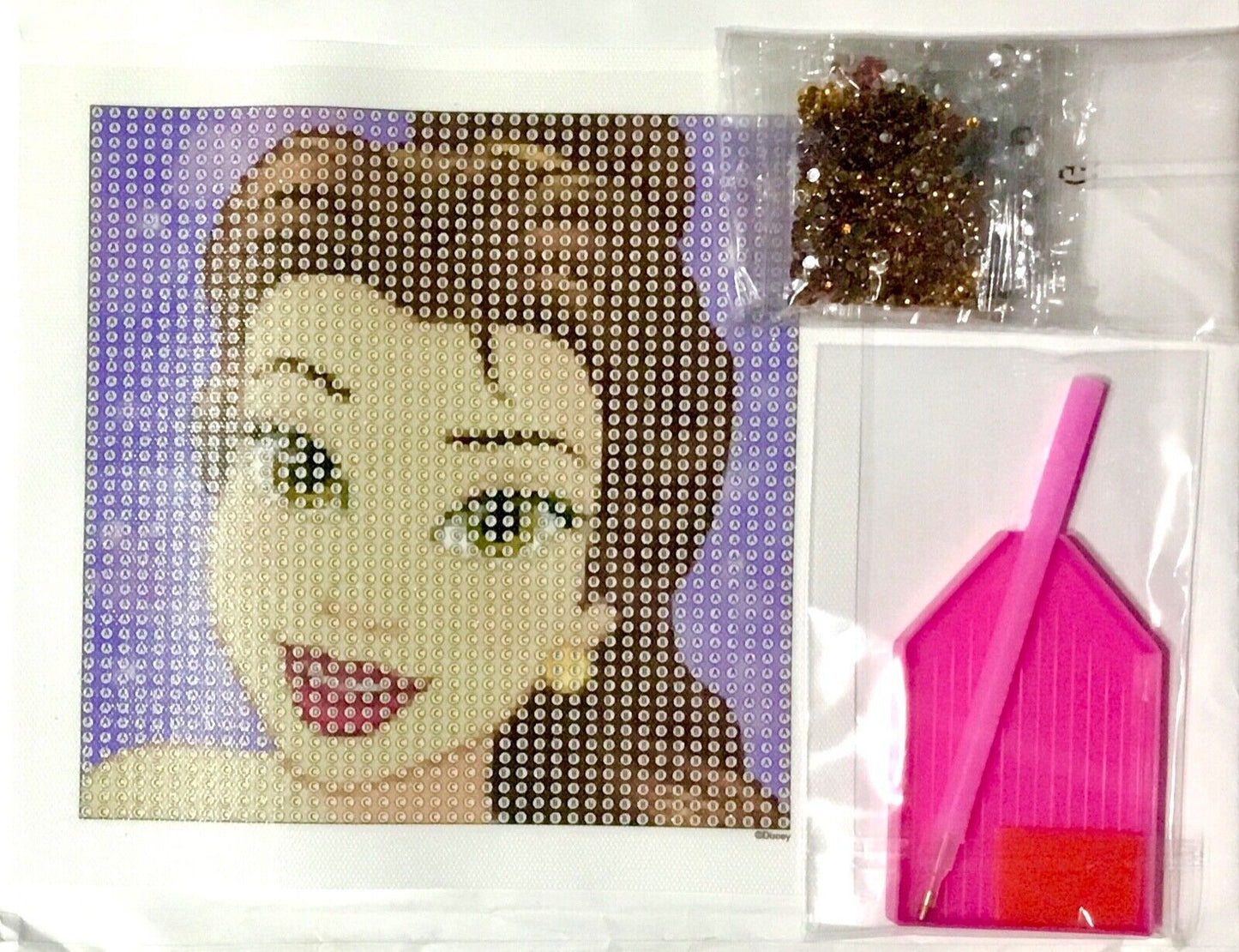 1x Disney Princess Resin Diamond Art Embroidery DIY Box Kit