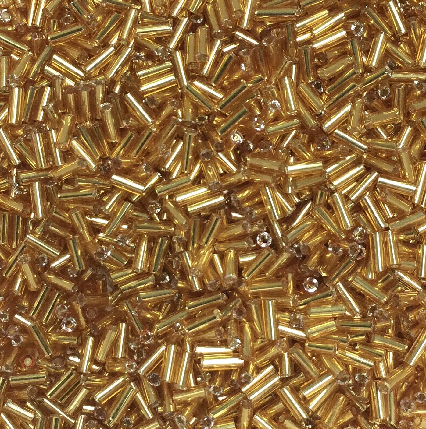 1800+ Shiny Bugle Glass 4.5-5.0mm Seed Tube Beads - Choose Your Colour
