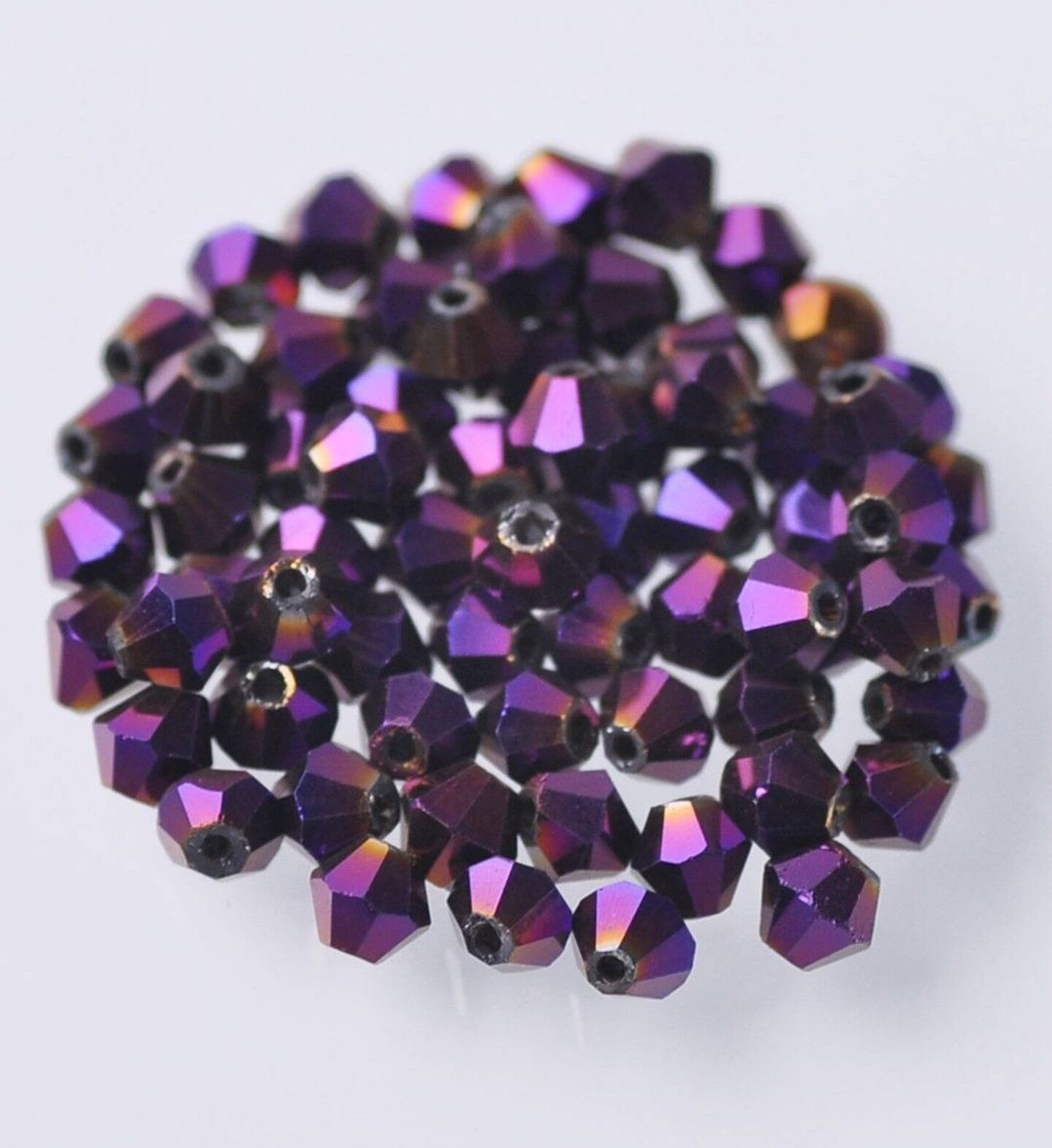200x Bicone Crystal 4mm Beads RMAA - Choose Your Colour