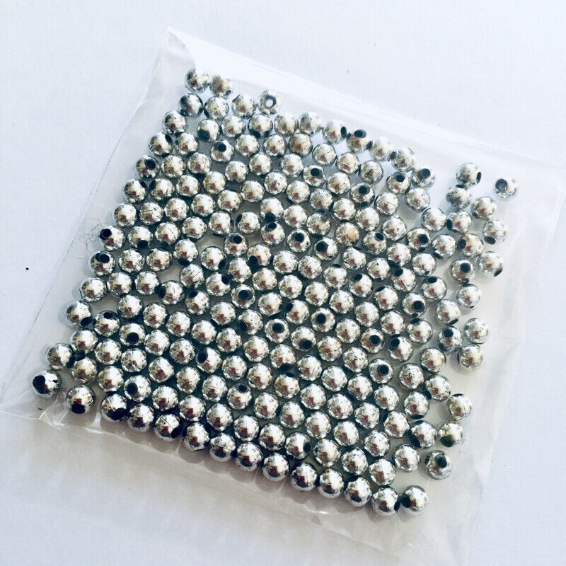 200x Acrylic 6mm Faux Pearl Beads - Choose Your Colour