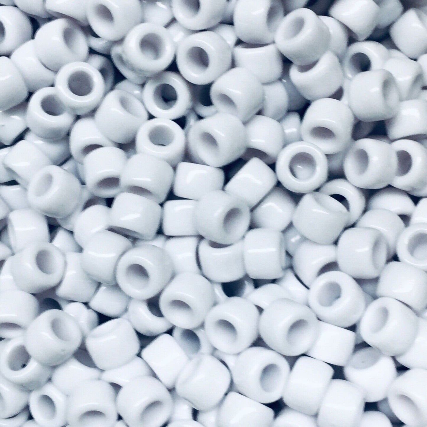 100x Smooth No Joint No Lines High Quality Pony Beads - Choose Your Colour