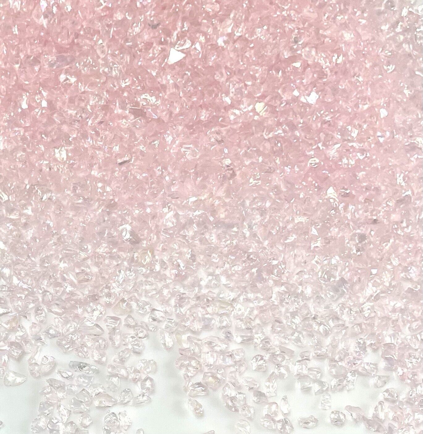 25g Crushed Electroplated Tiny Glass Rhinestone Chips for 3D Nail Art Decoration