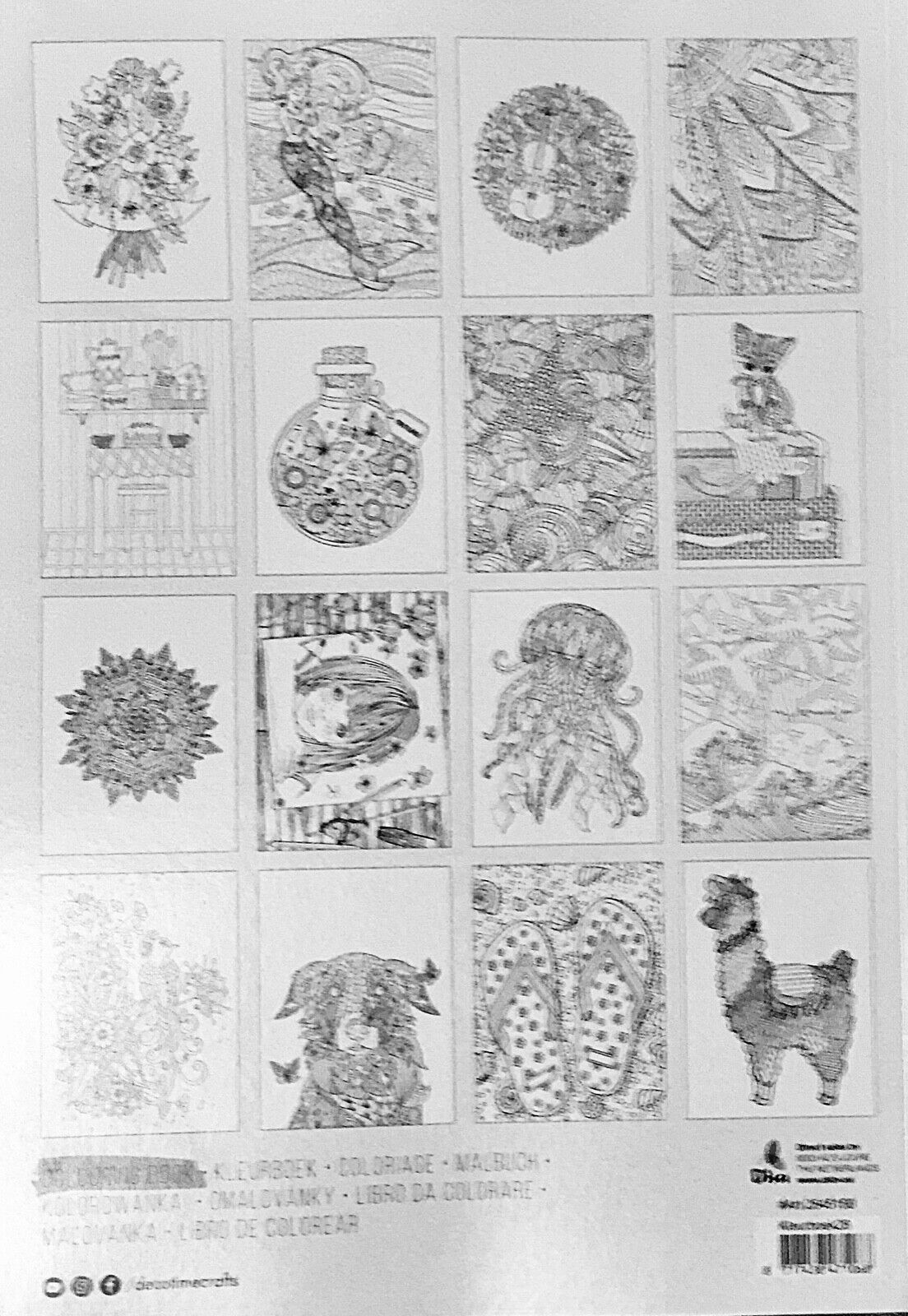 Deco Time Adult Colouring Book 160 pages of DeStressing Colouring for Adults