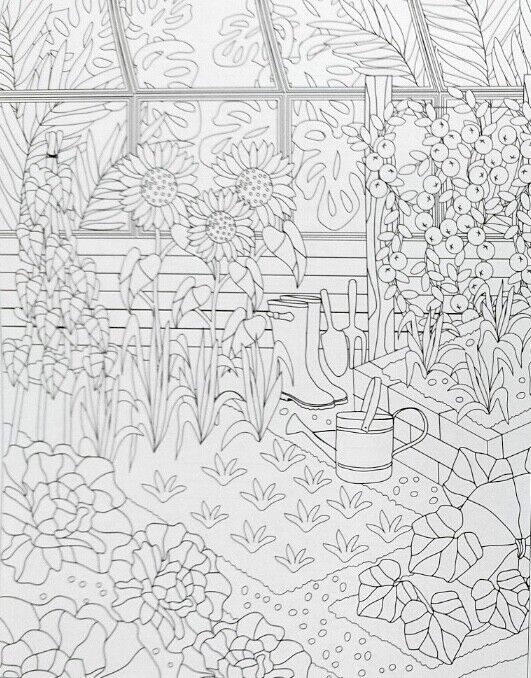 Classic Adult Colouring Book - DeStressing Colouring for Adults