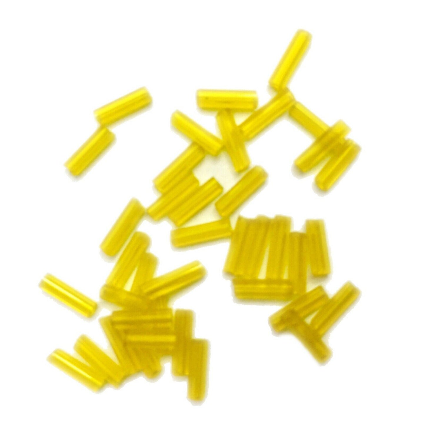 1100+ Bugle Glass 6.5-7.5mm Tube Seed Beads - Choose Your Colour
