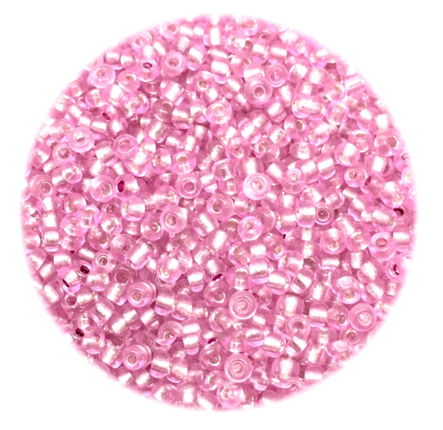 3000+ Glass 2mm Seed Beads Silver Lined - Pick your Colour