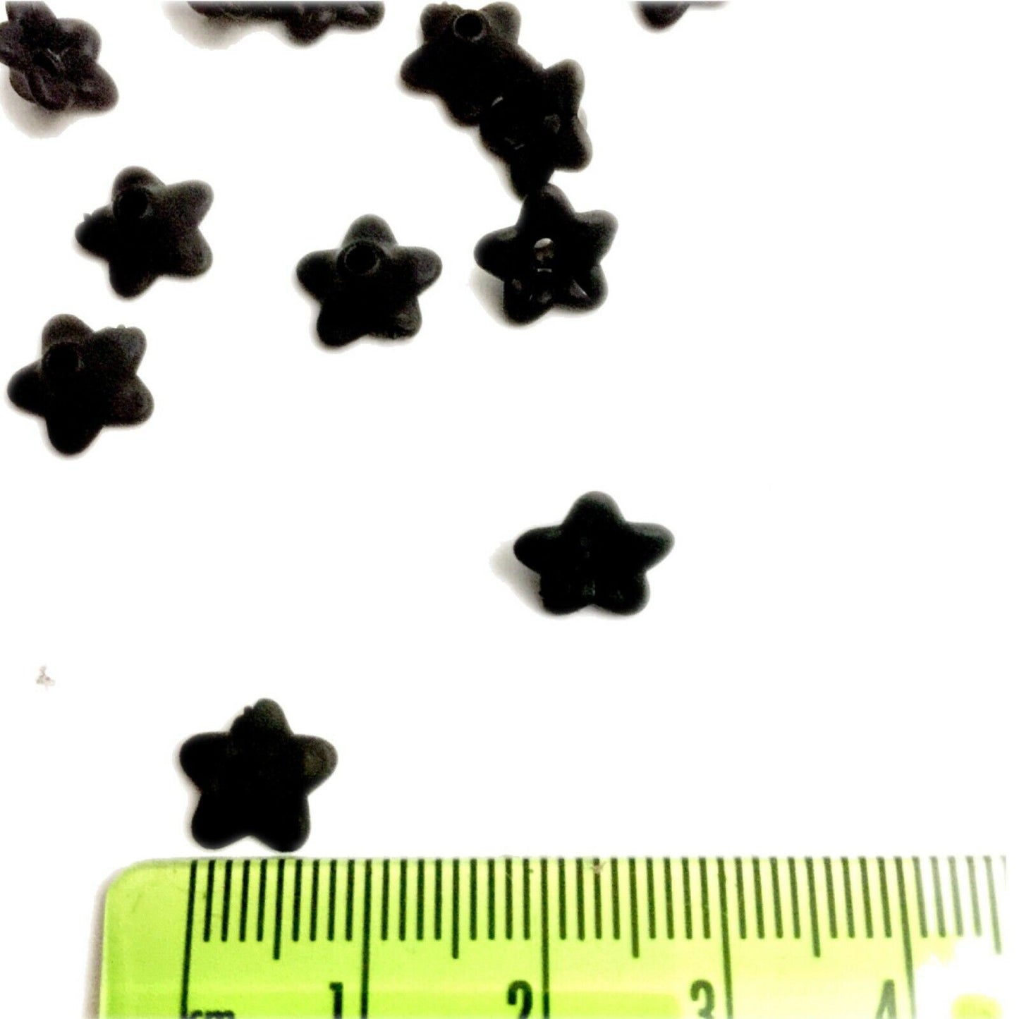 100x Frosted Acrylic Flower Bead Caps 6mm or 8mm - Choose Your Design