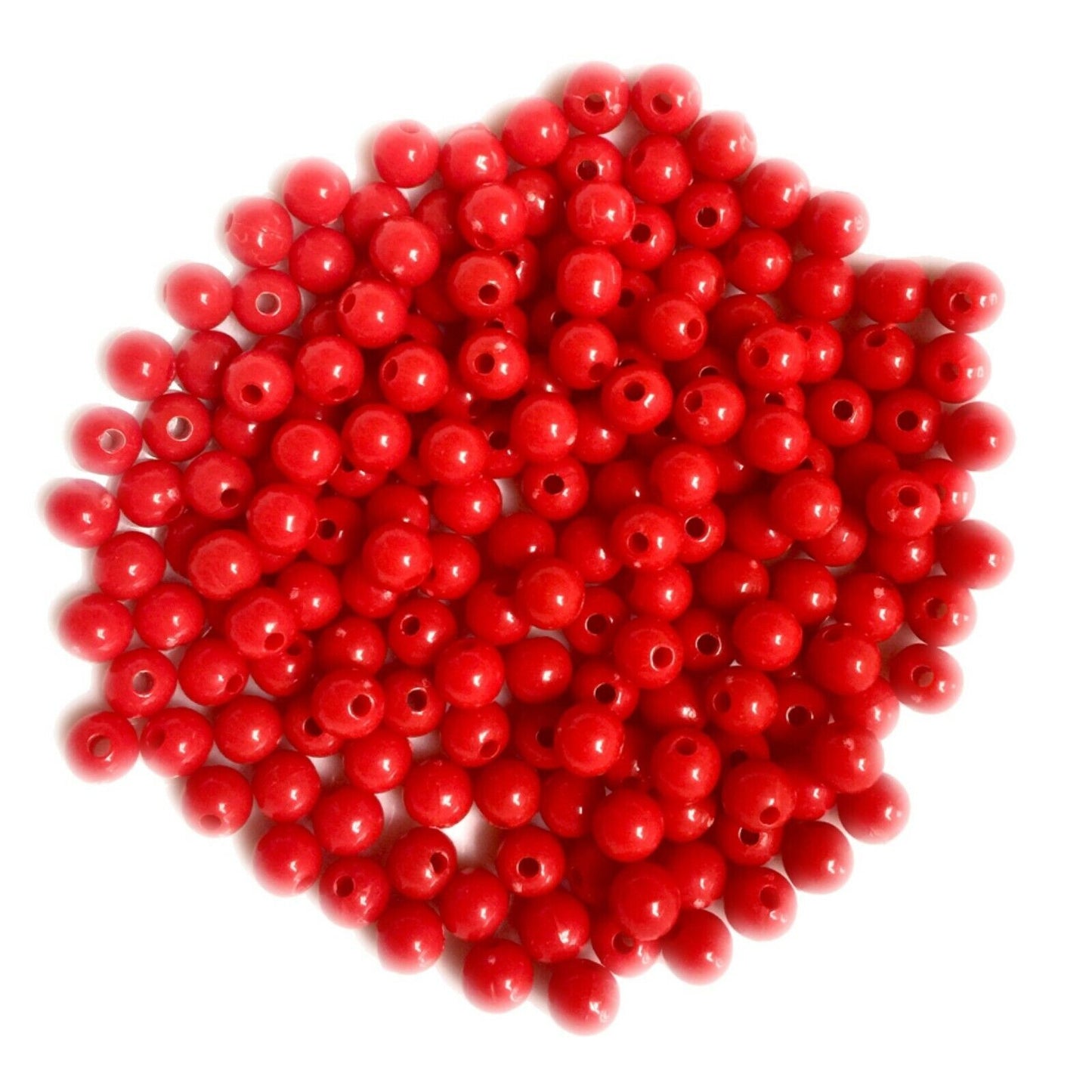 200x Mix Coloured 6mm Spacer Beads - Pick Your Style