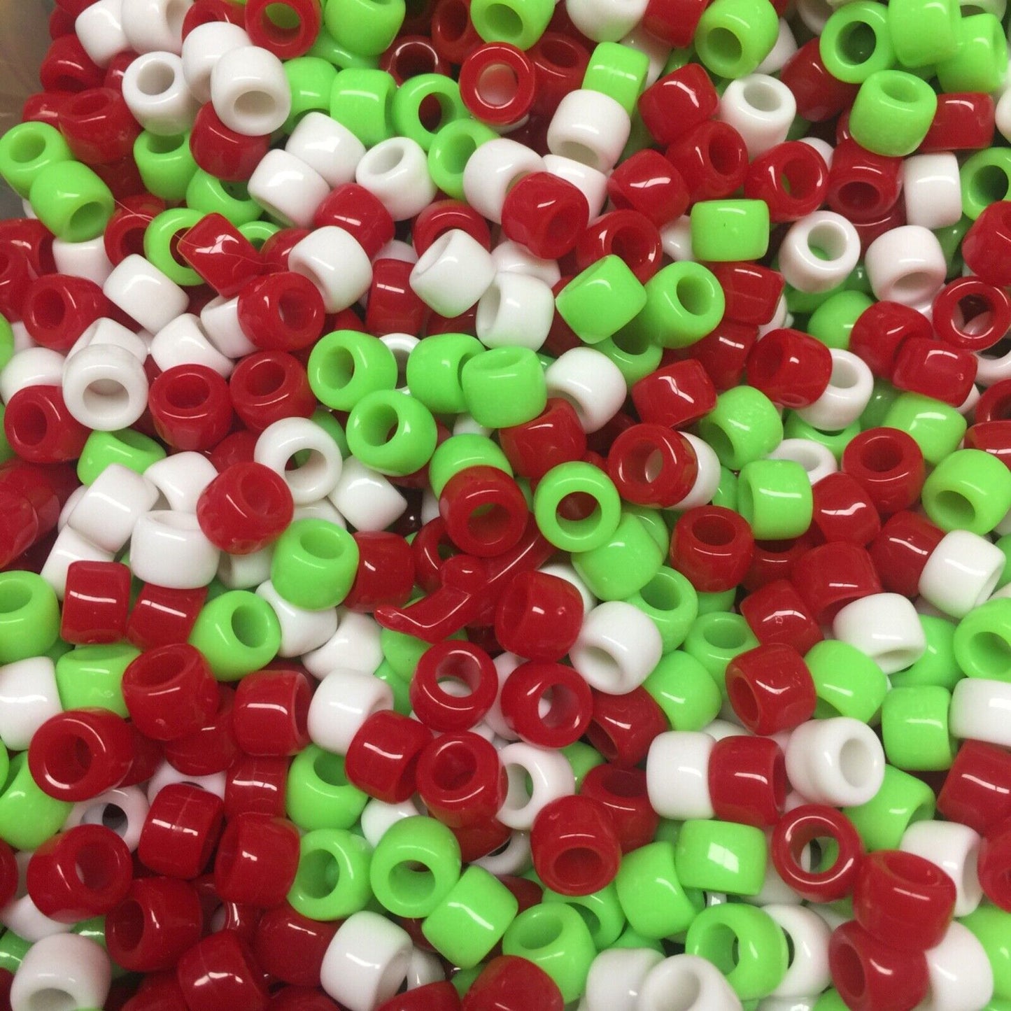 100x Smooth No Joint No Lines High Quality Pony Beads - Choose Your Colour