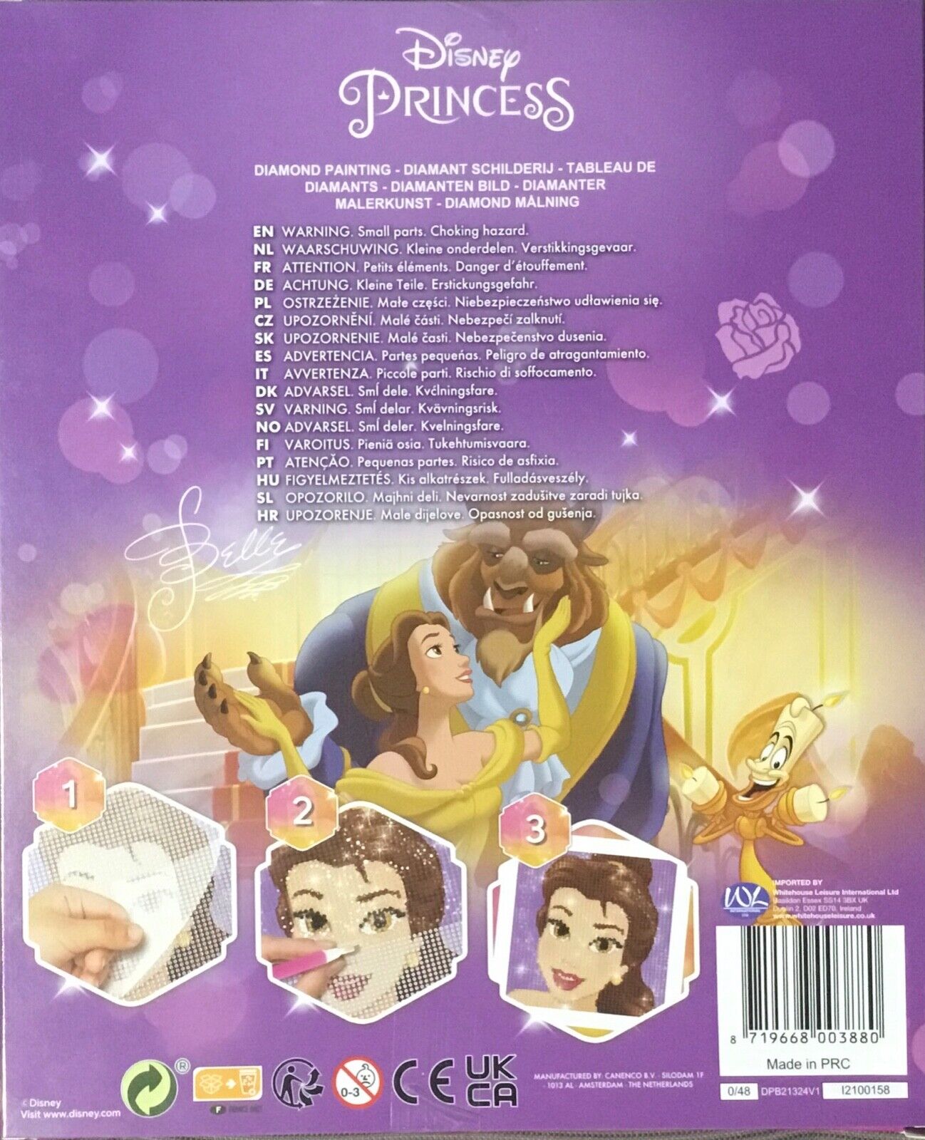 1x Disney Princess Resin Diamond Art Embroidery DIY Box Kit
