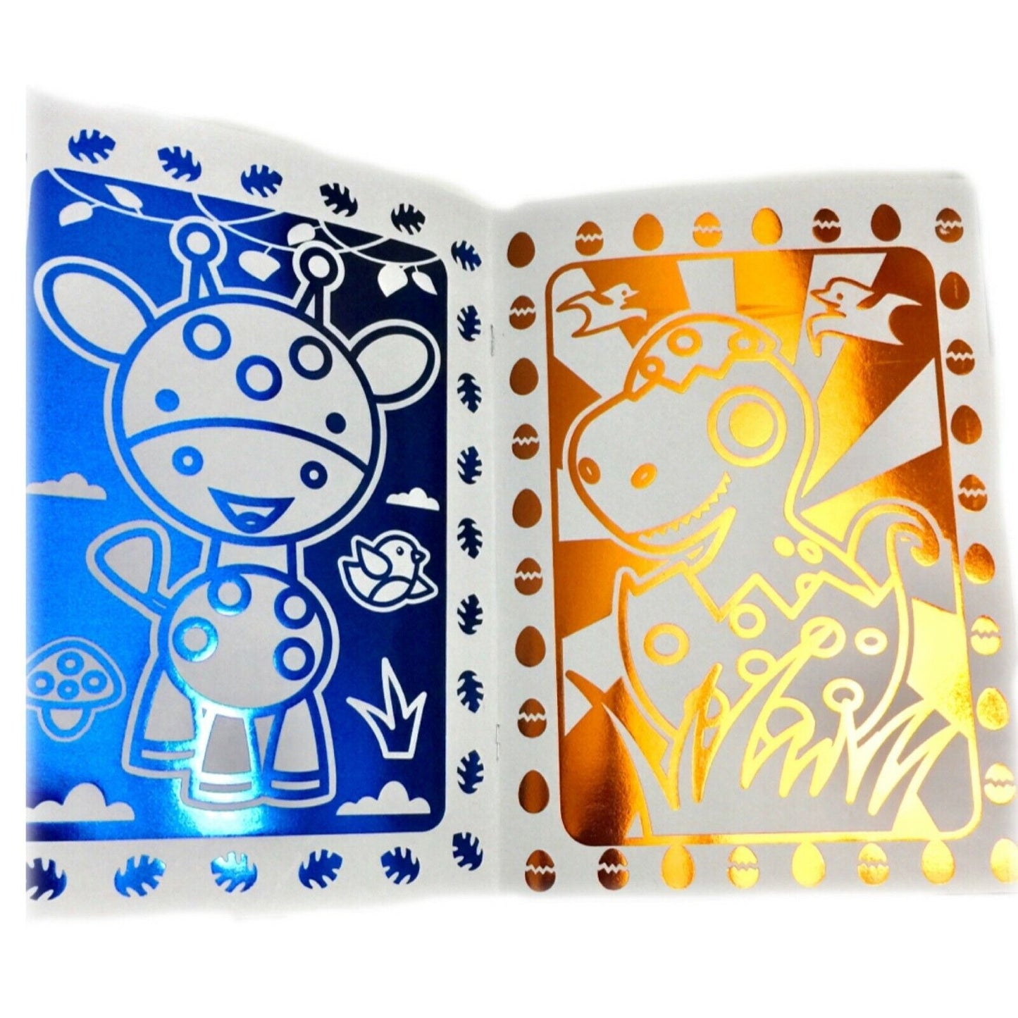 Kids Foil Colouring Book - 2 Cover Theme to Choose