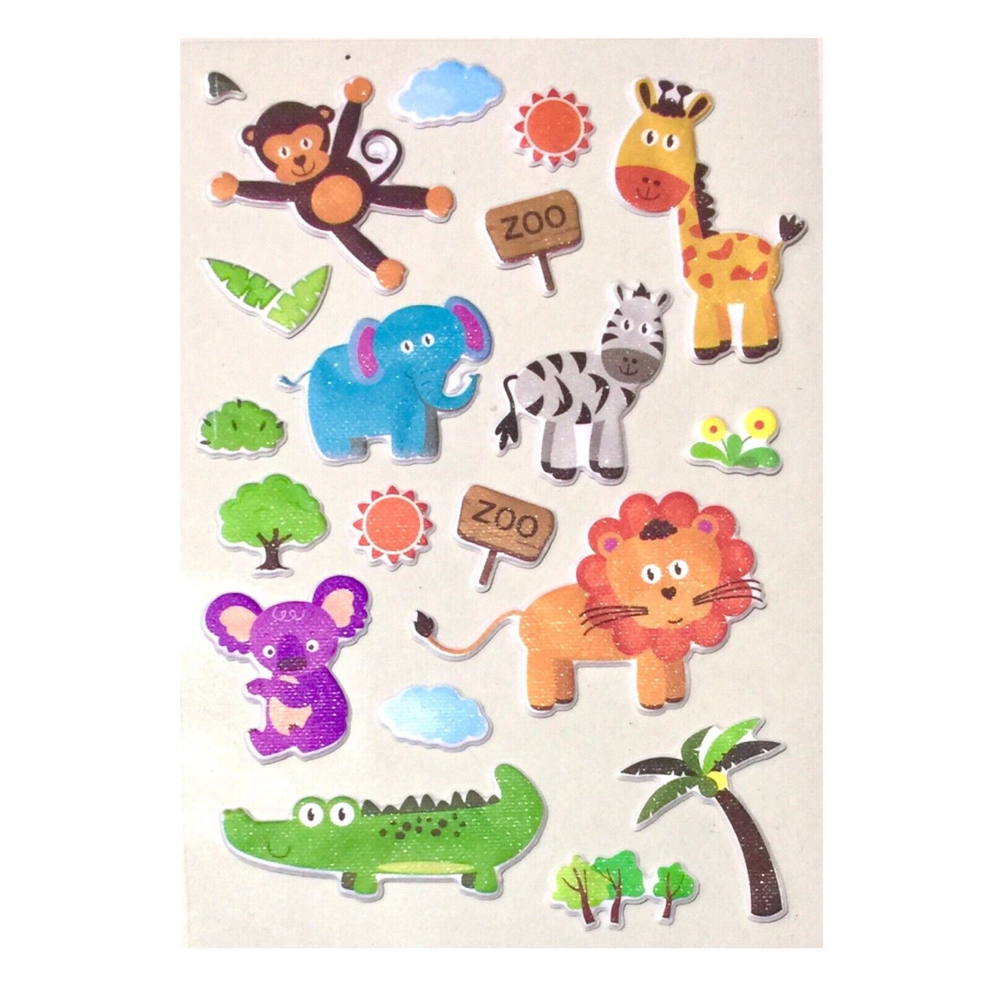 1x Sheet Multi Design 21x15cm 3D Puffy Sticker - Choose Your Design