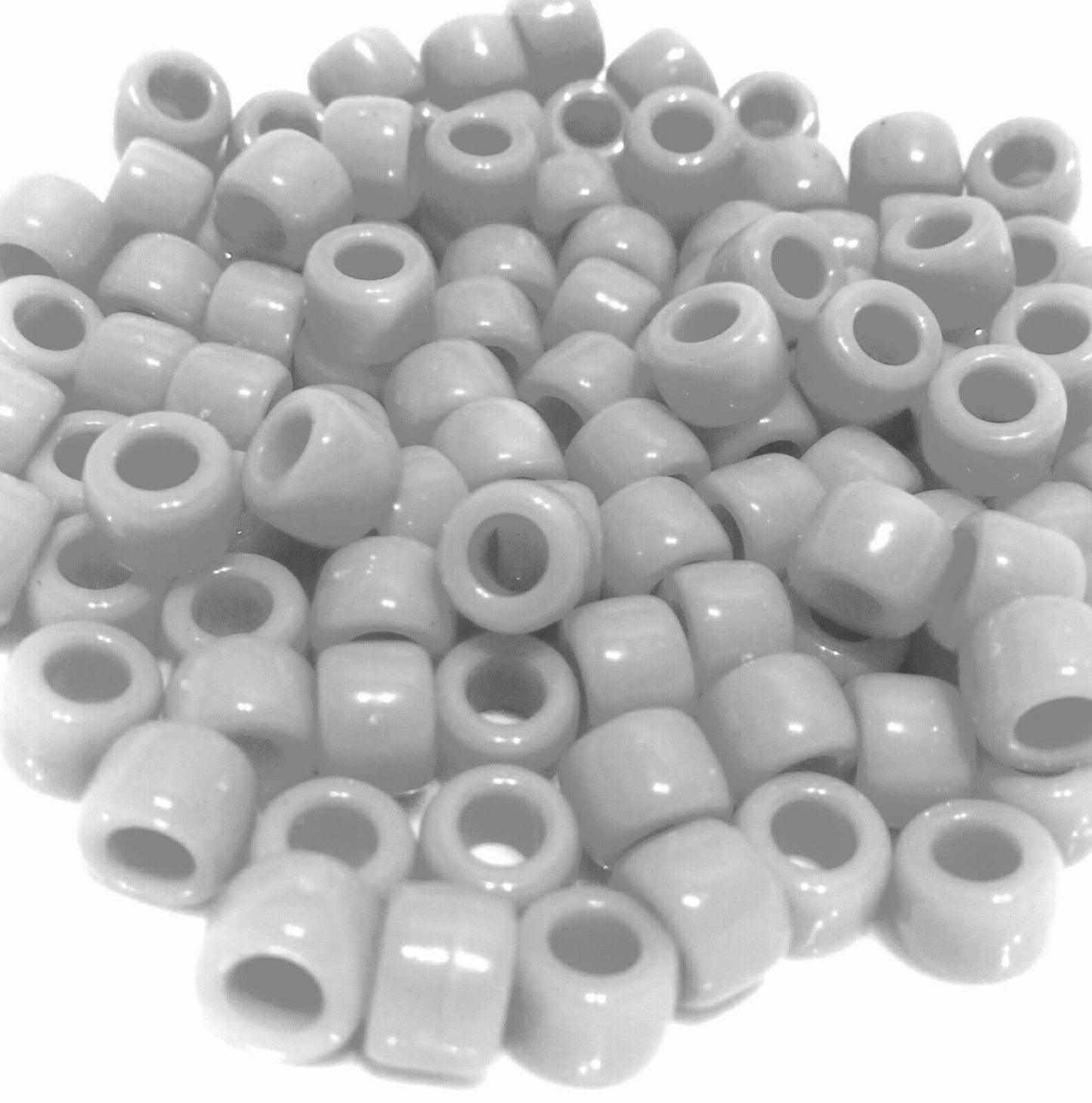 100x Smooth No Joint No Lines High Quality Pony Beads - Choose Your Colour