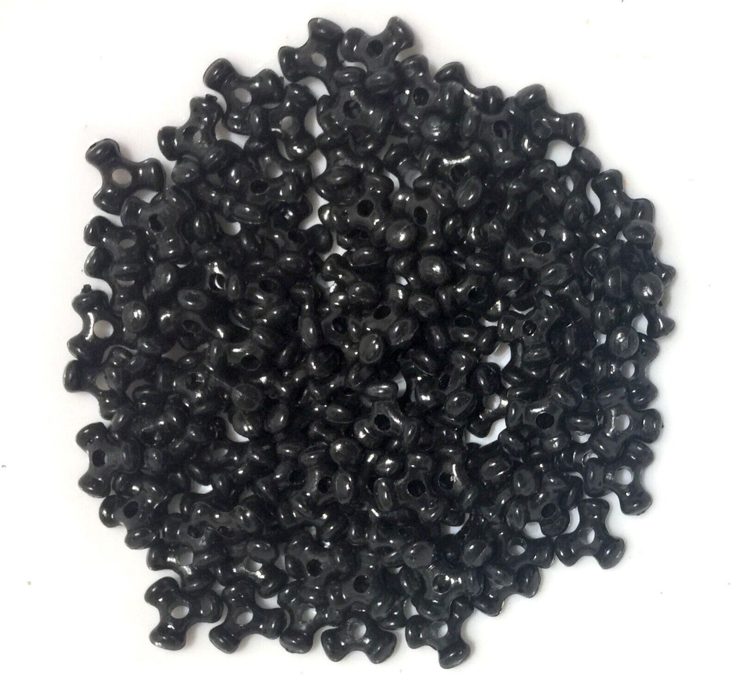 200x Mix Colour 10mm Tri-Beads for Jewellery Craft Making - Choose Your Colour