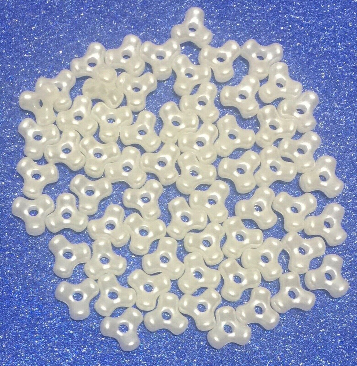 200x Mix Coloured 10MM Tri Beads - Pick Your Colour