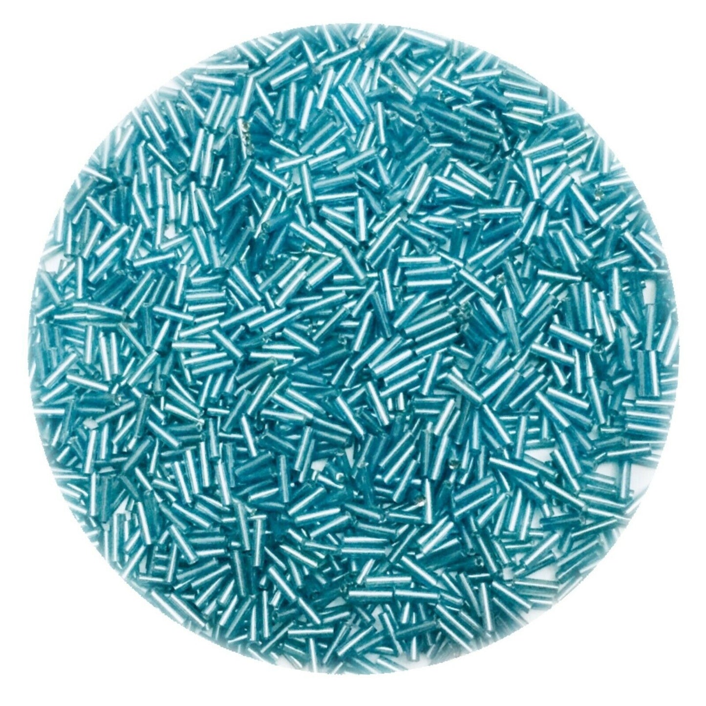 1100+ Bugle Glass 6.5-7.5mm Tube Seed Beads - Choose Your Colour