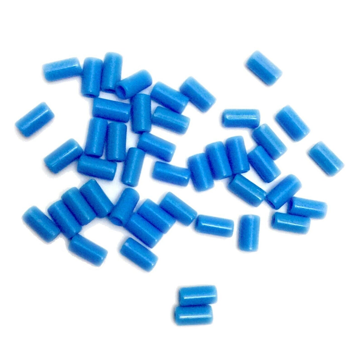 200x Acrylic Barrel Tube Beads 9mmx4mmm - Choose Your Colour