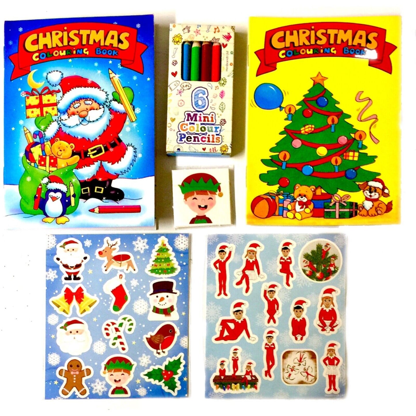 Pack of Christmas Stockings Fillers Party Bag Favours Kids Toys Activity Pack