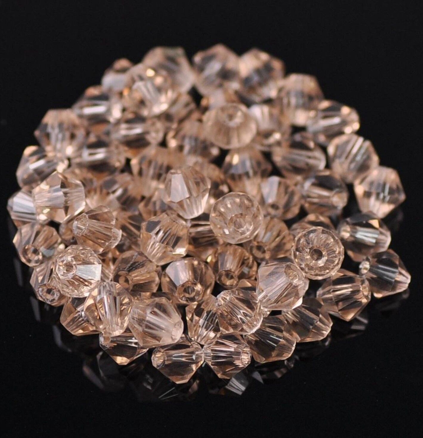 200x Bicone Crystal 4mm Beads RMAA - Choose Your Colour