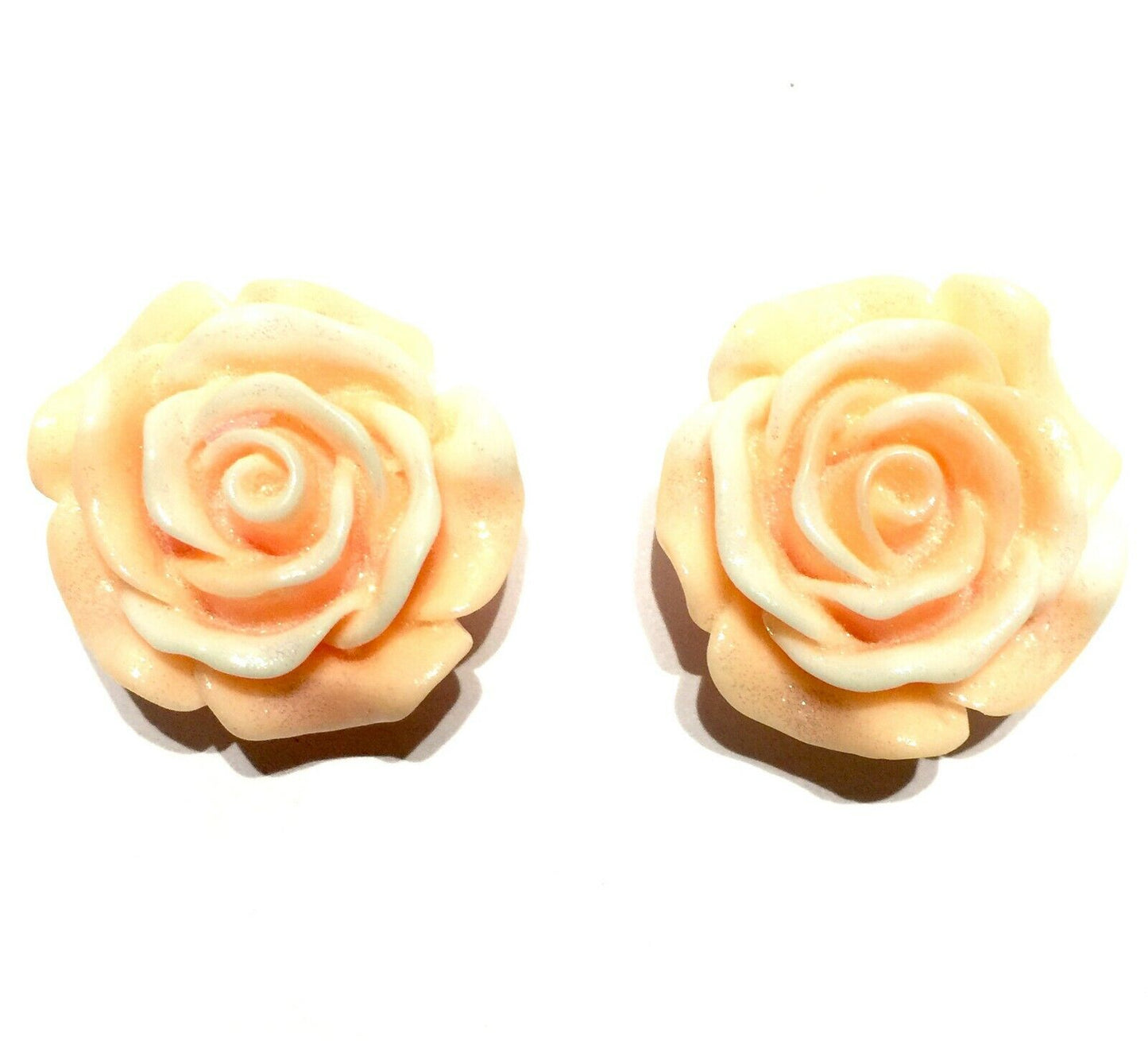 2x Large 30mm Rose Flower Charm Beads/Cabochon