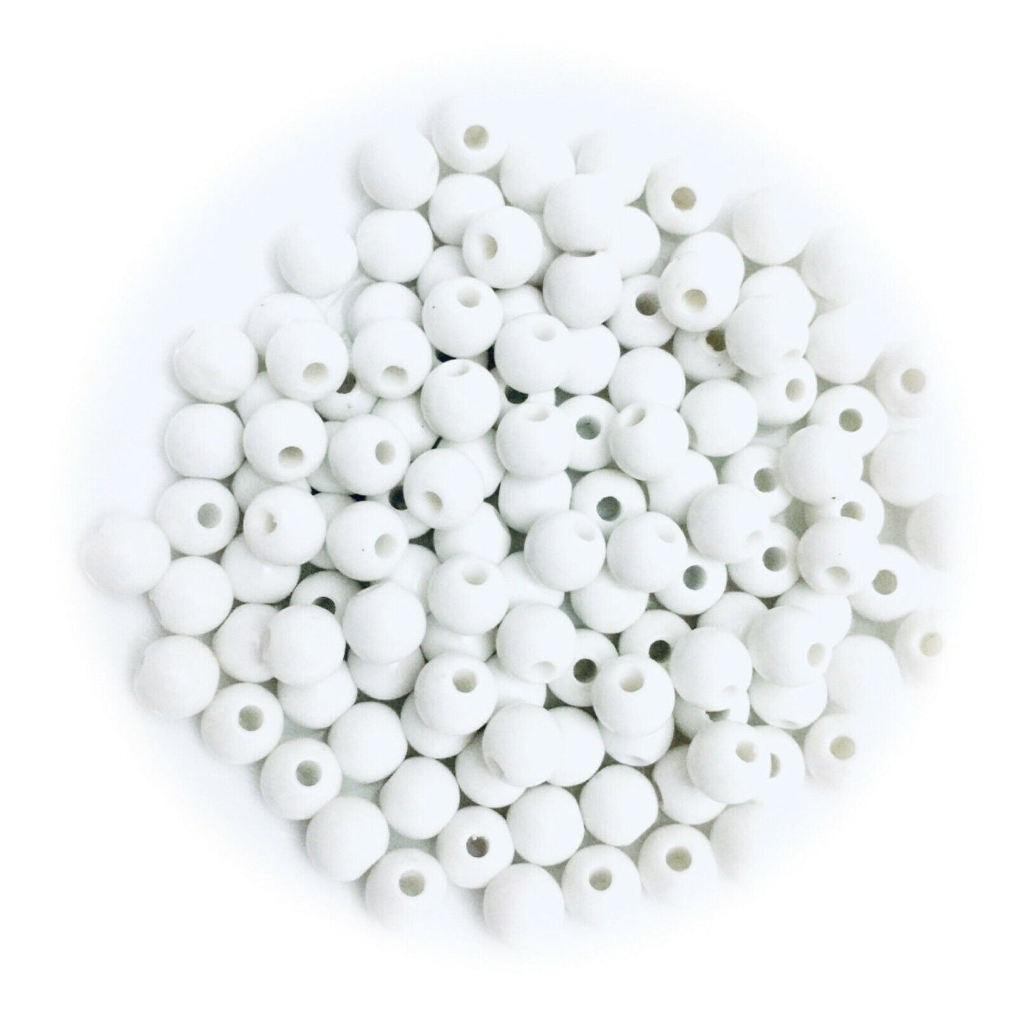 200x Mix Coloured 6mm Spacer Beads - Pick Your Style