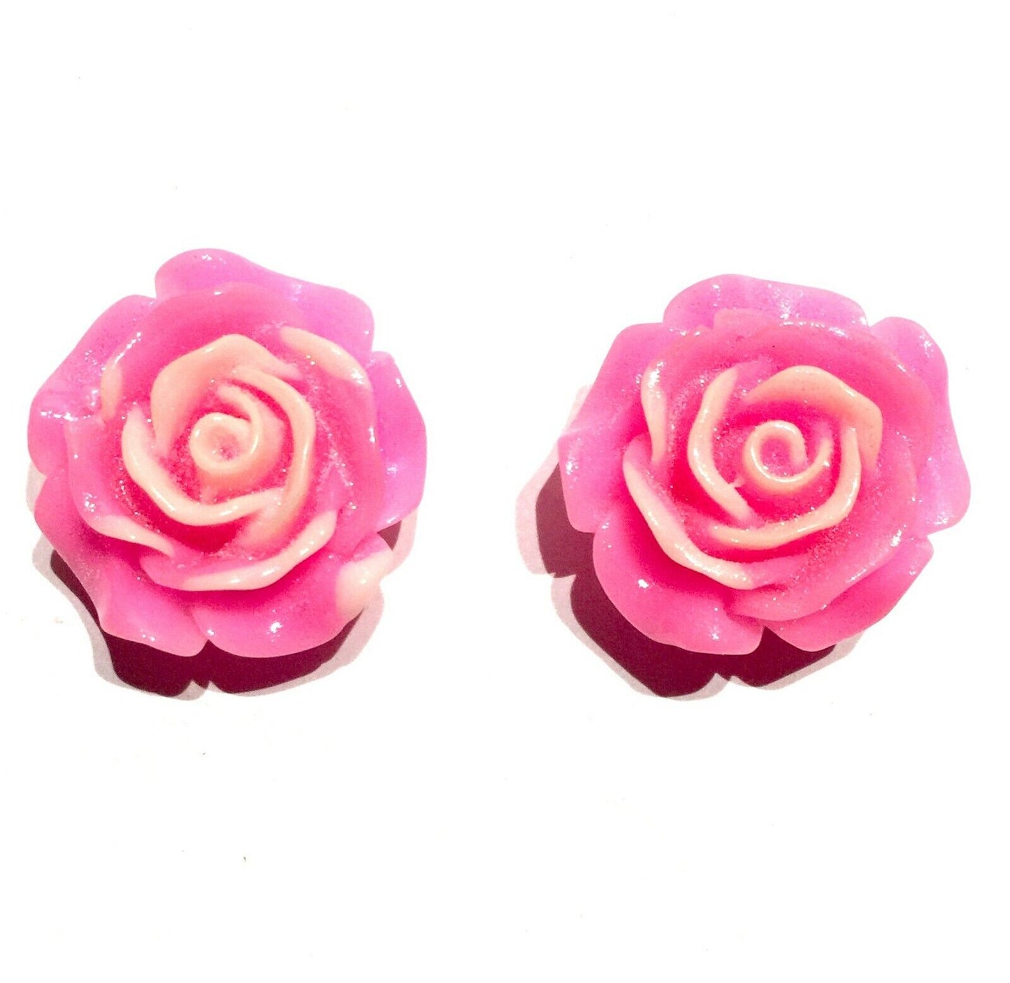 2x Large 30mm Rose Flower Charm Beads/Cabochon