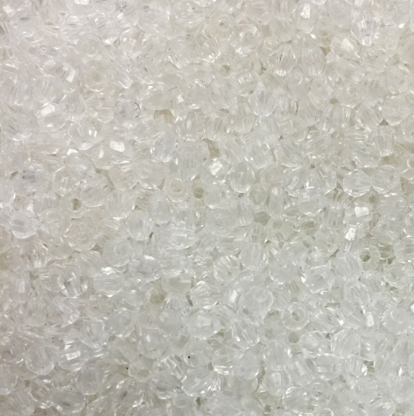 1000x Tiny 3mm Acrylic Faux Pearl Beads for Jewellery Making - Pick Your Colour