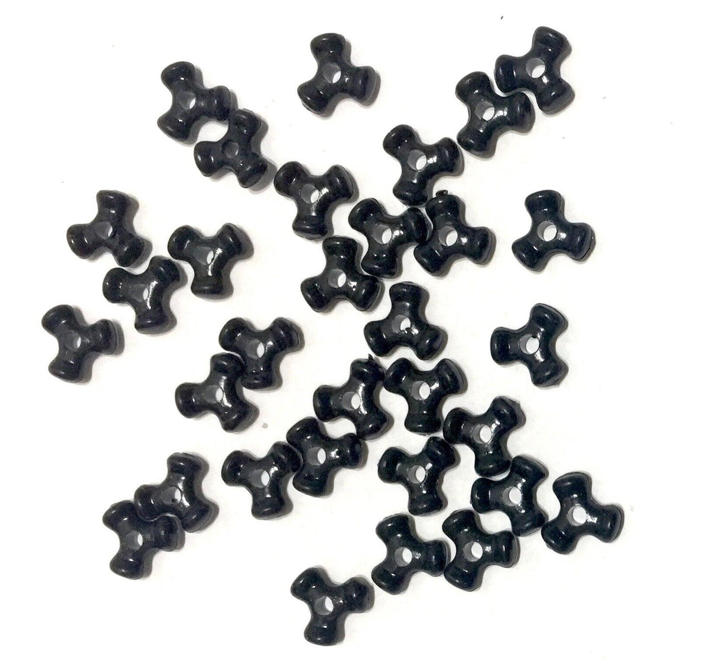 200x Mix Colour 10mm Tri-Beads for Jewellery Craft Making - Choose Your Colour