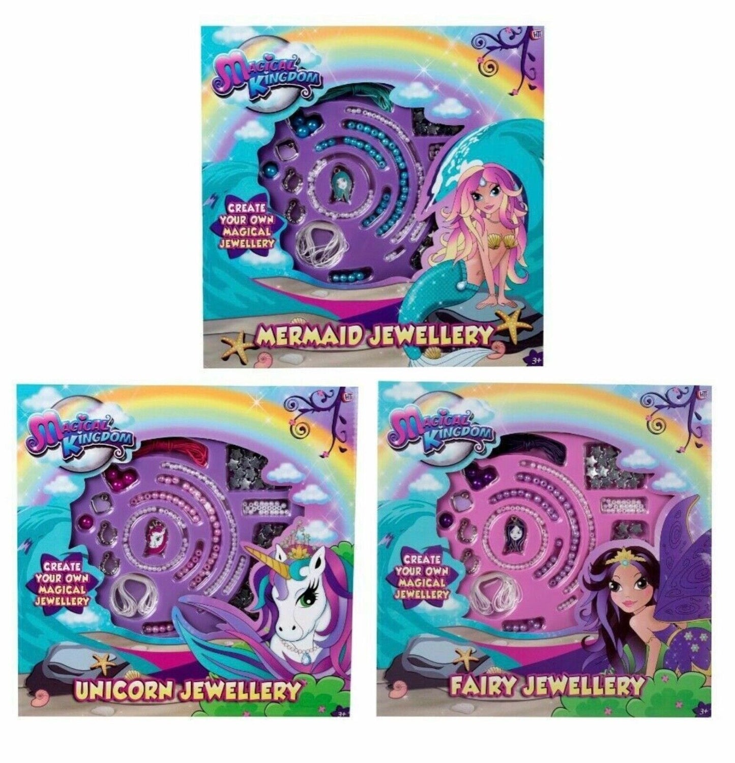 1x Create Your Own Magical Jewellery Box Kit - Mermaid or Fairy
