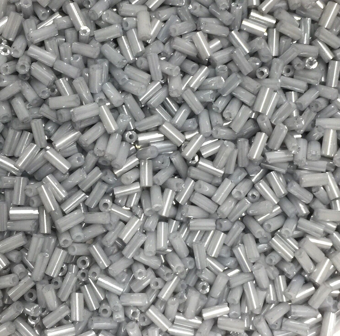 1800+ Shiny Bugle Glass 4.5-5.0mm Seed Tube Beads - Choose Your Colour